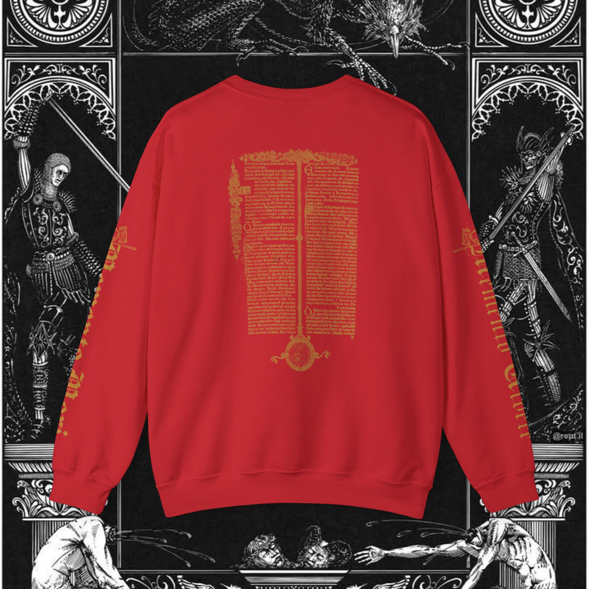 The Circle of Life Medieval Fantasy Inspired Graphic Sweatshirt