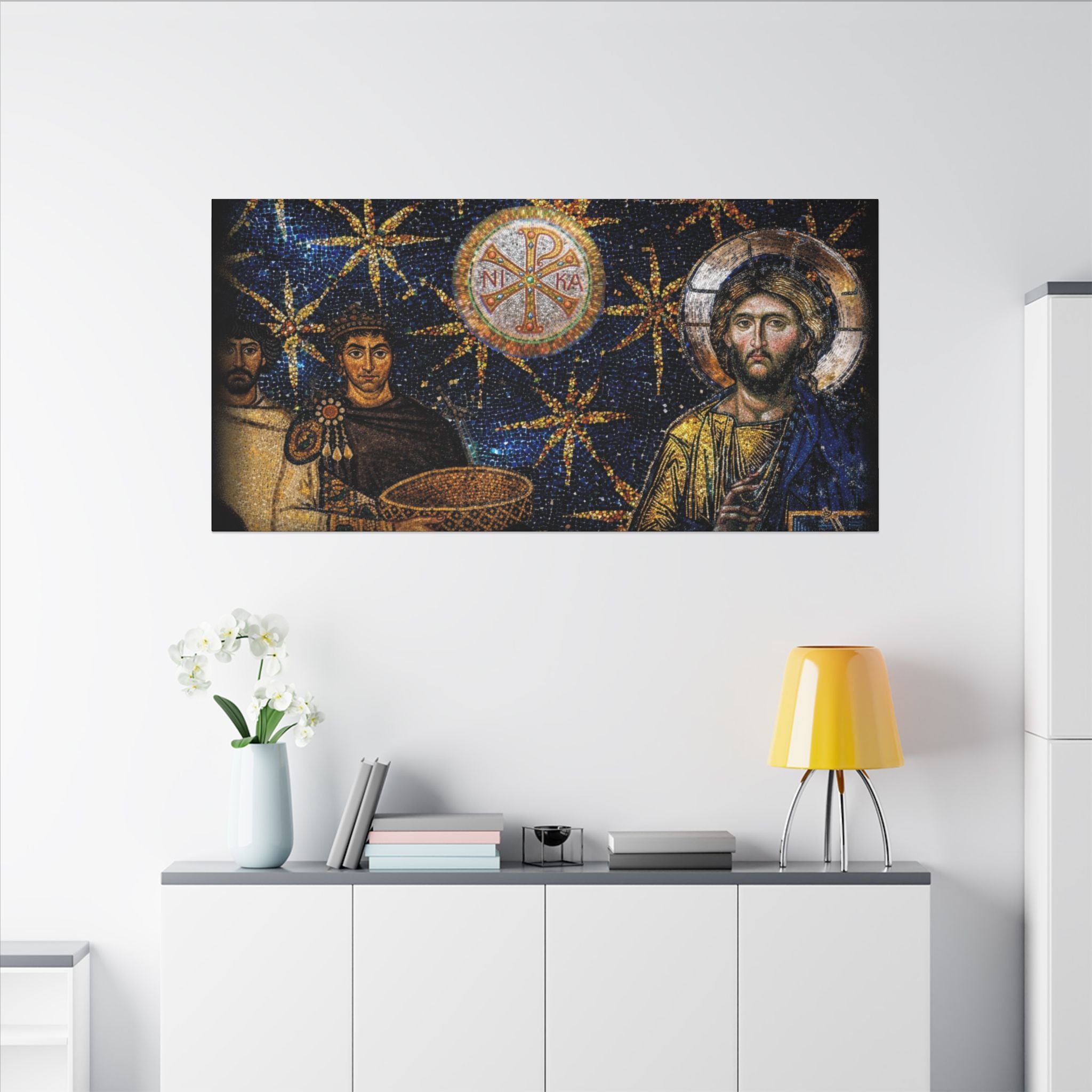 Justinian's Glory Byzantine Late Roman Inspired Matte Canvas, Stretched, (Multi-Size)
