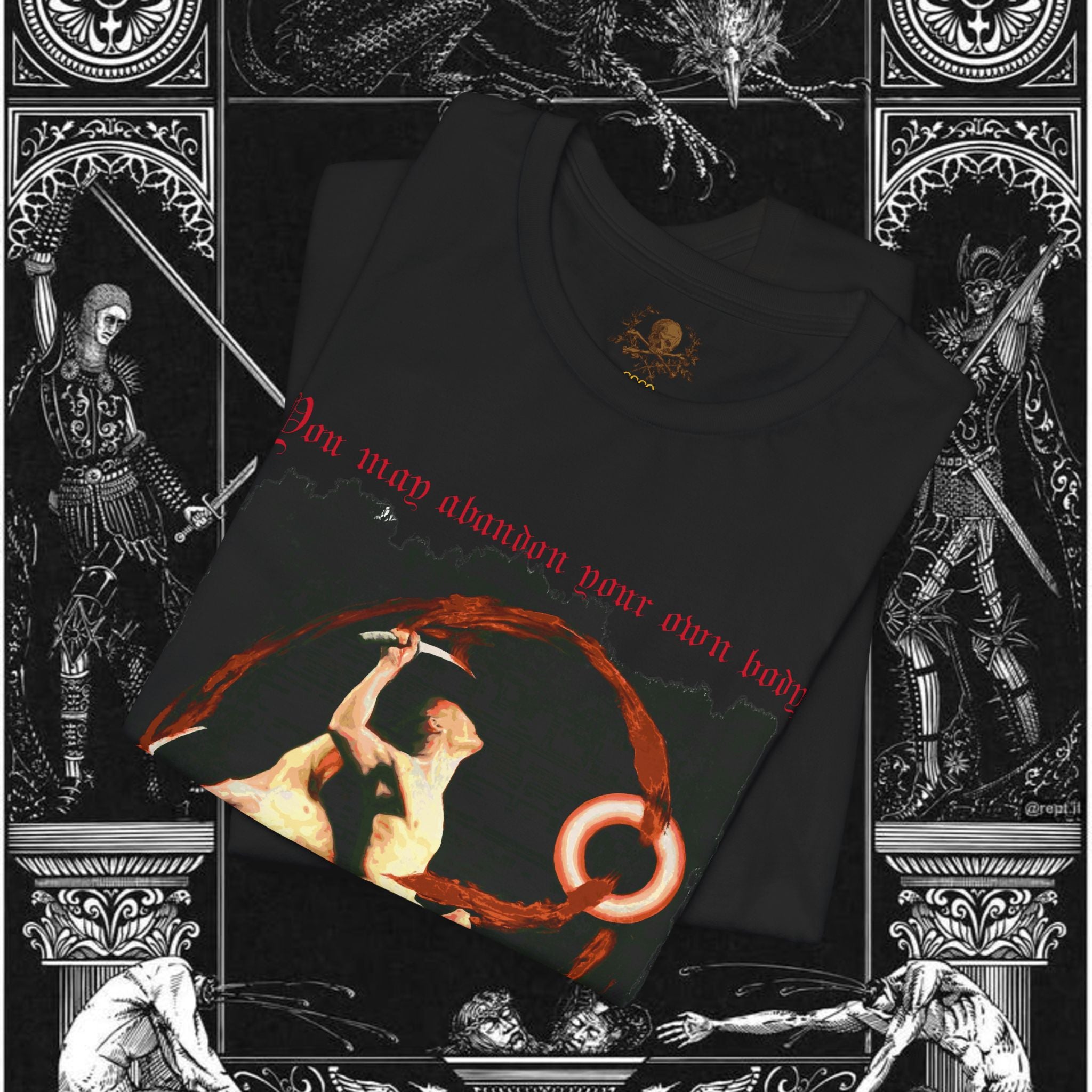The Samurai's Vengeance Medieval Fantasy Graphic Shirt
