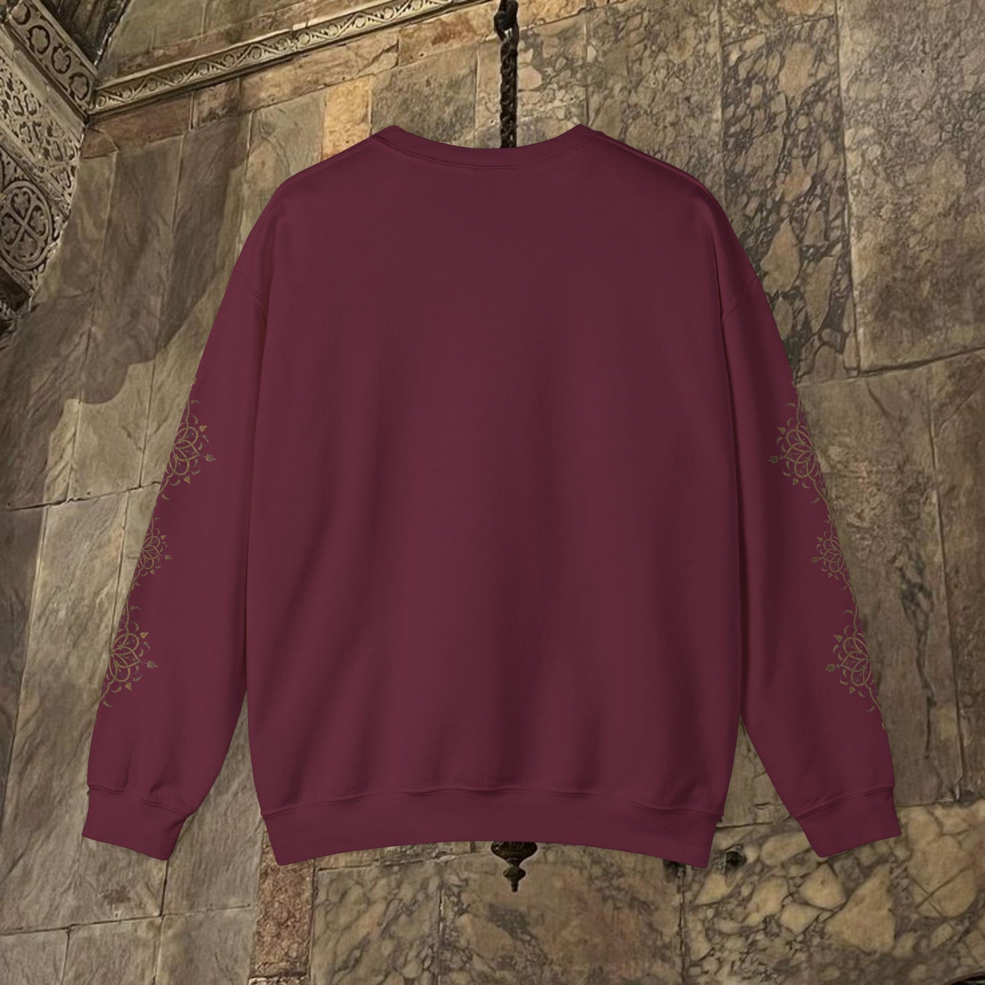 Byzantine Icon Art Sweatshirt - Manuscript Design