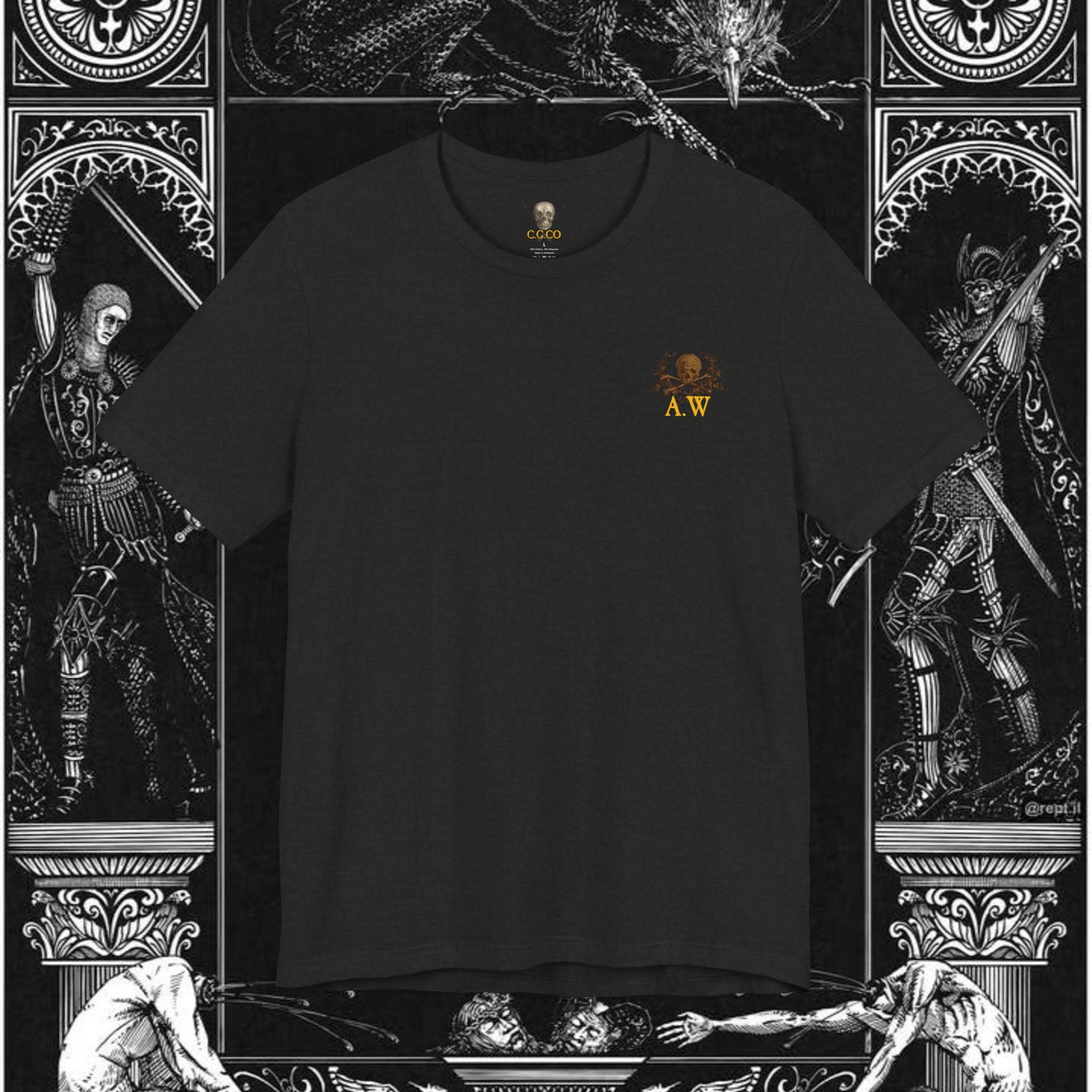 Man's Memento Medieval Fantasy Graphic T Shirt