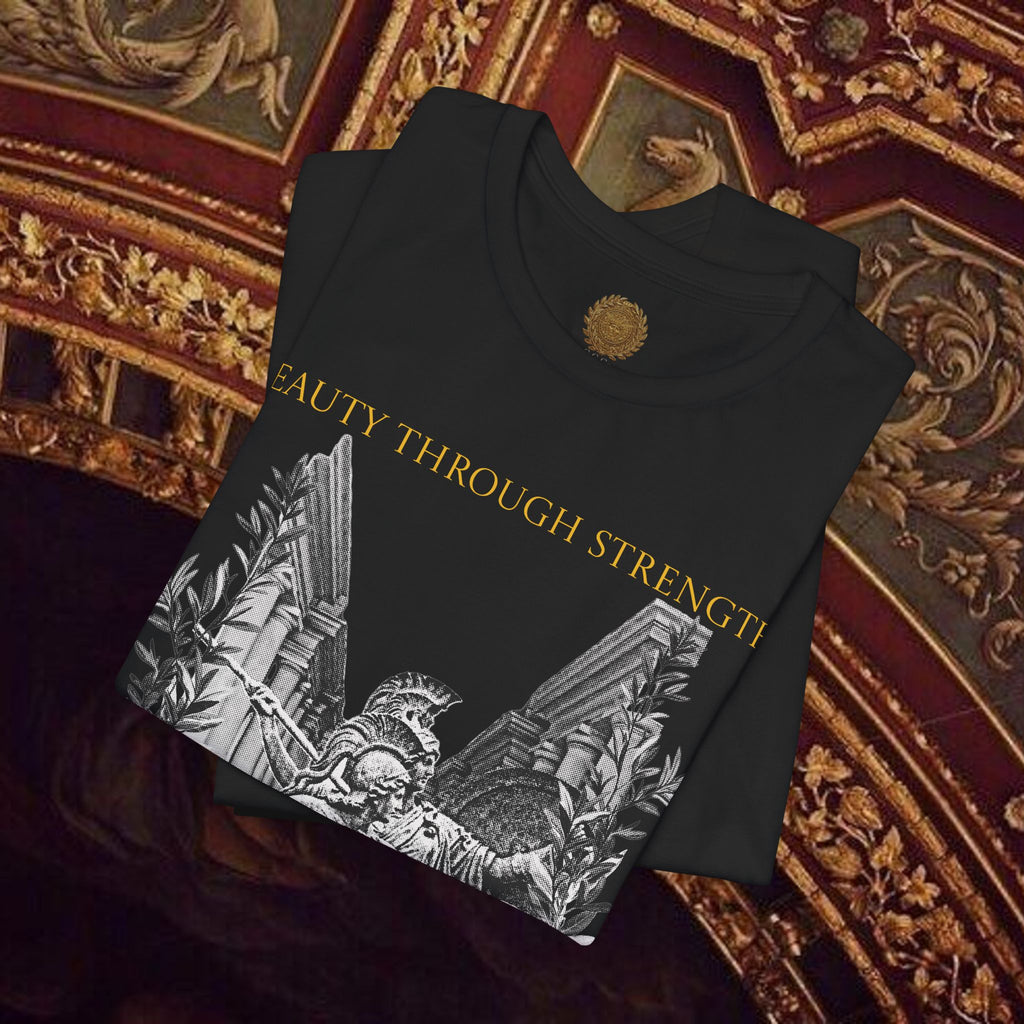 The Goddess's Protection Classically-Inspired Cotton Graphic T Shirt
