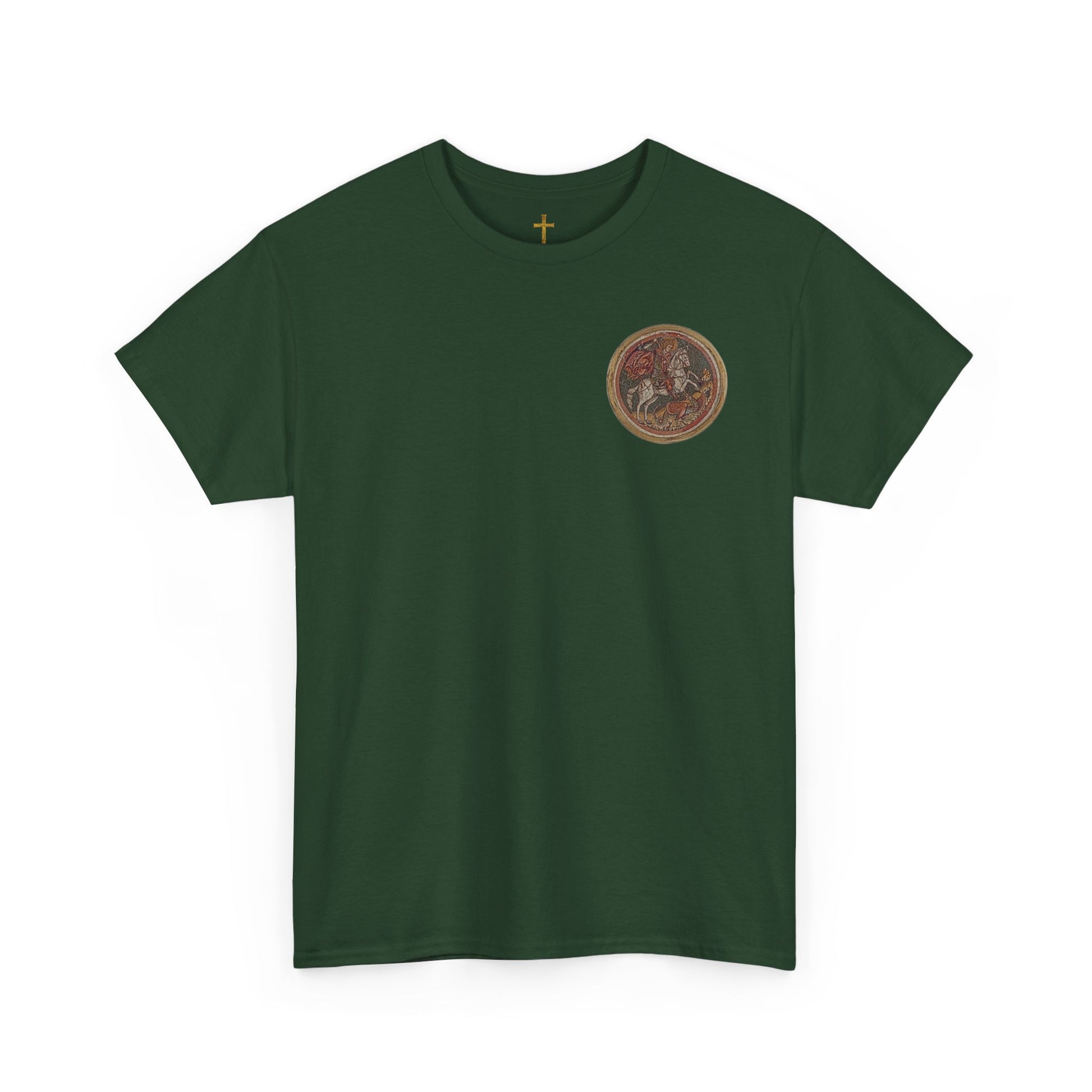 George the Dragon Slayer Graphic T-Shirt, Heavy Cotton Tee.