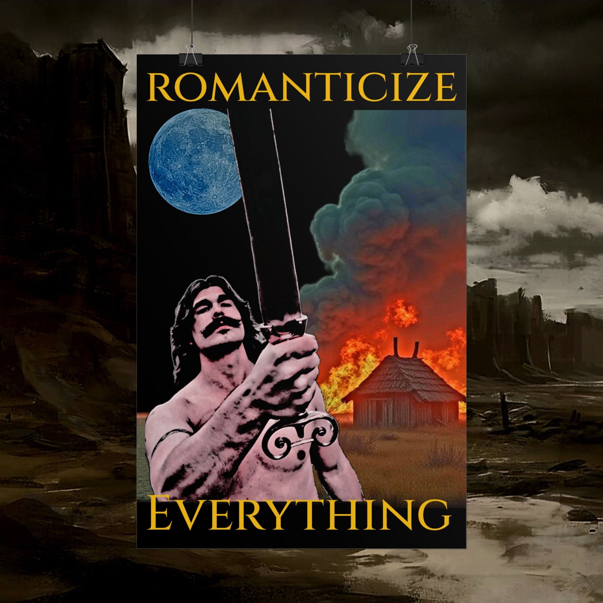 The Barbarian's Mirror Early Medieval Ancient Rolled Posters