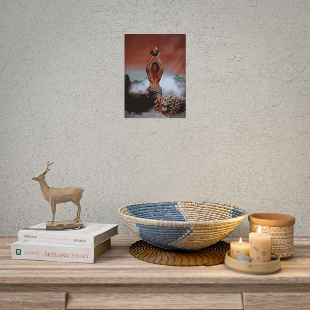 The Flame of Prometheus Classical Mythology Inspired Prints
