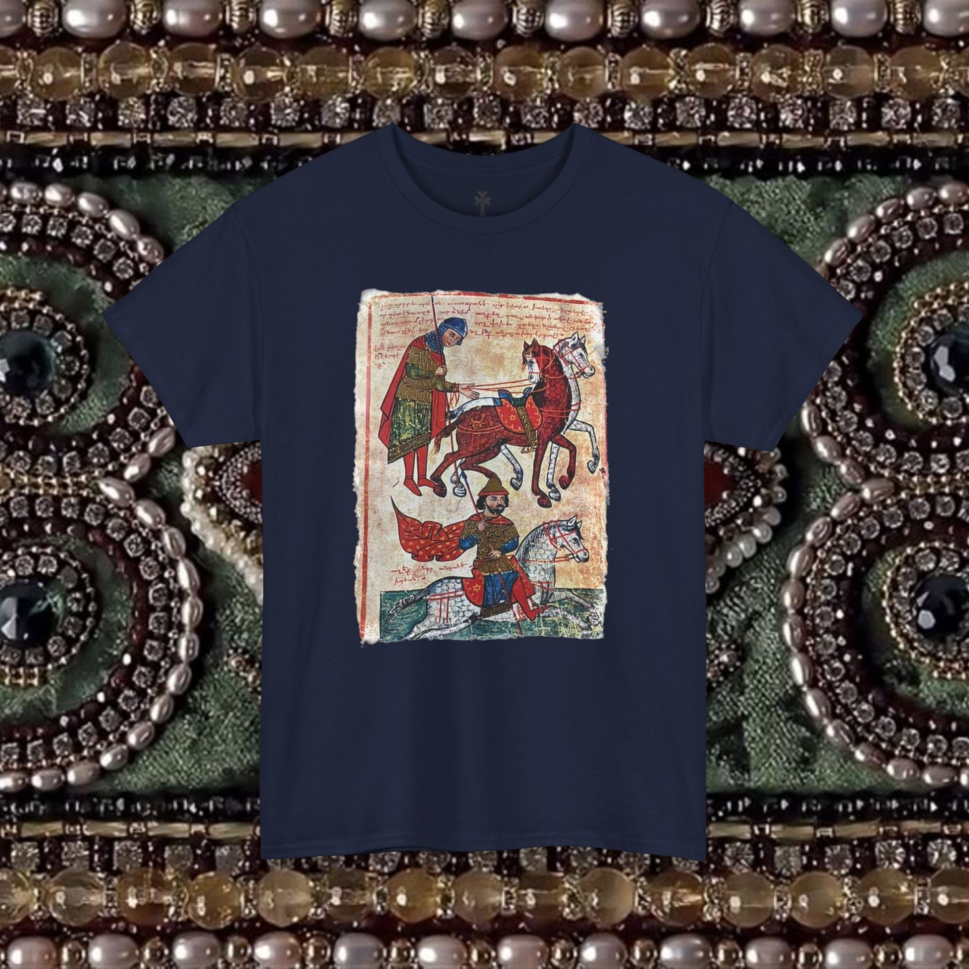 Ancient Armenian Manuscript Religious Graphic T-Shirt