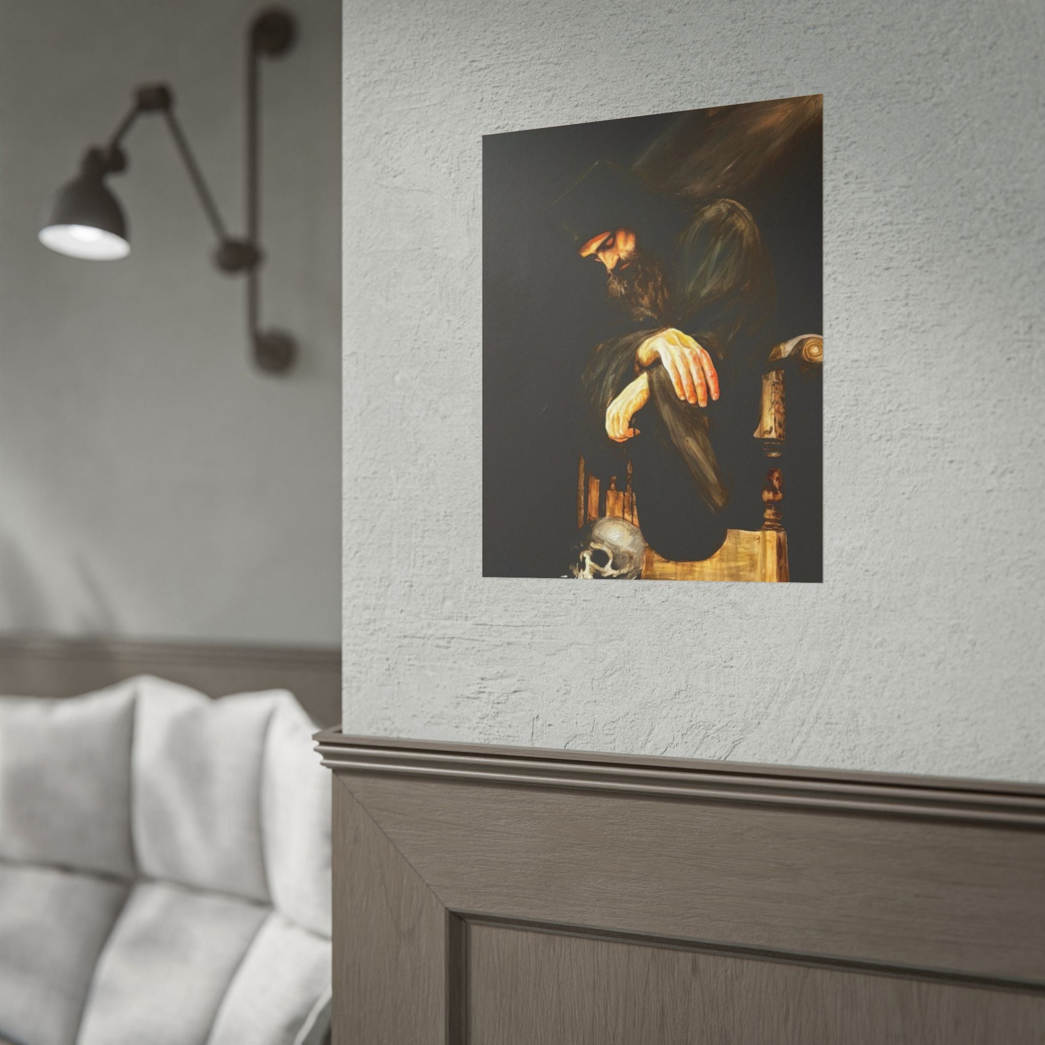 Man's Memento Medieval Fantasy Fine Art Print