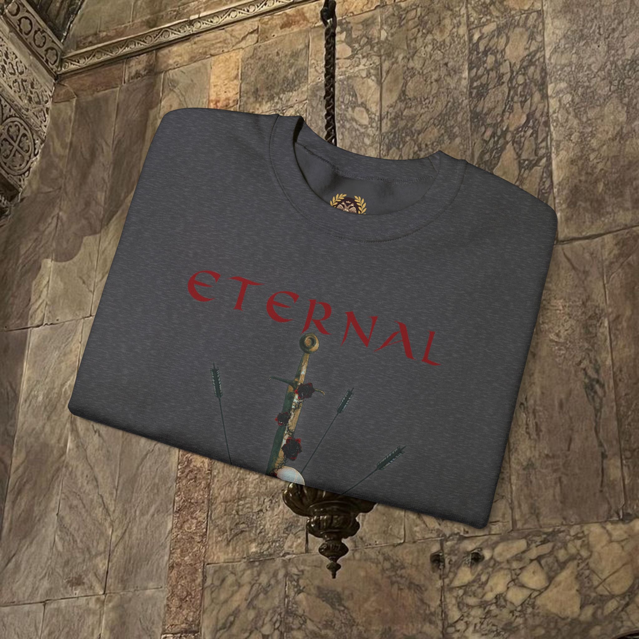 Eternal Glory of the Last Battle Crewneck Graphic Sweatshirt