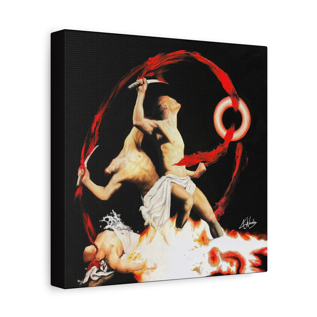 The Samurai's Vengeance Medieval Fantasy Canvas