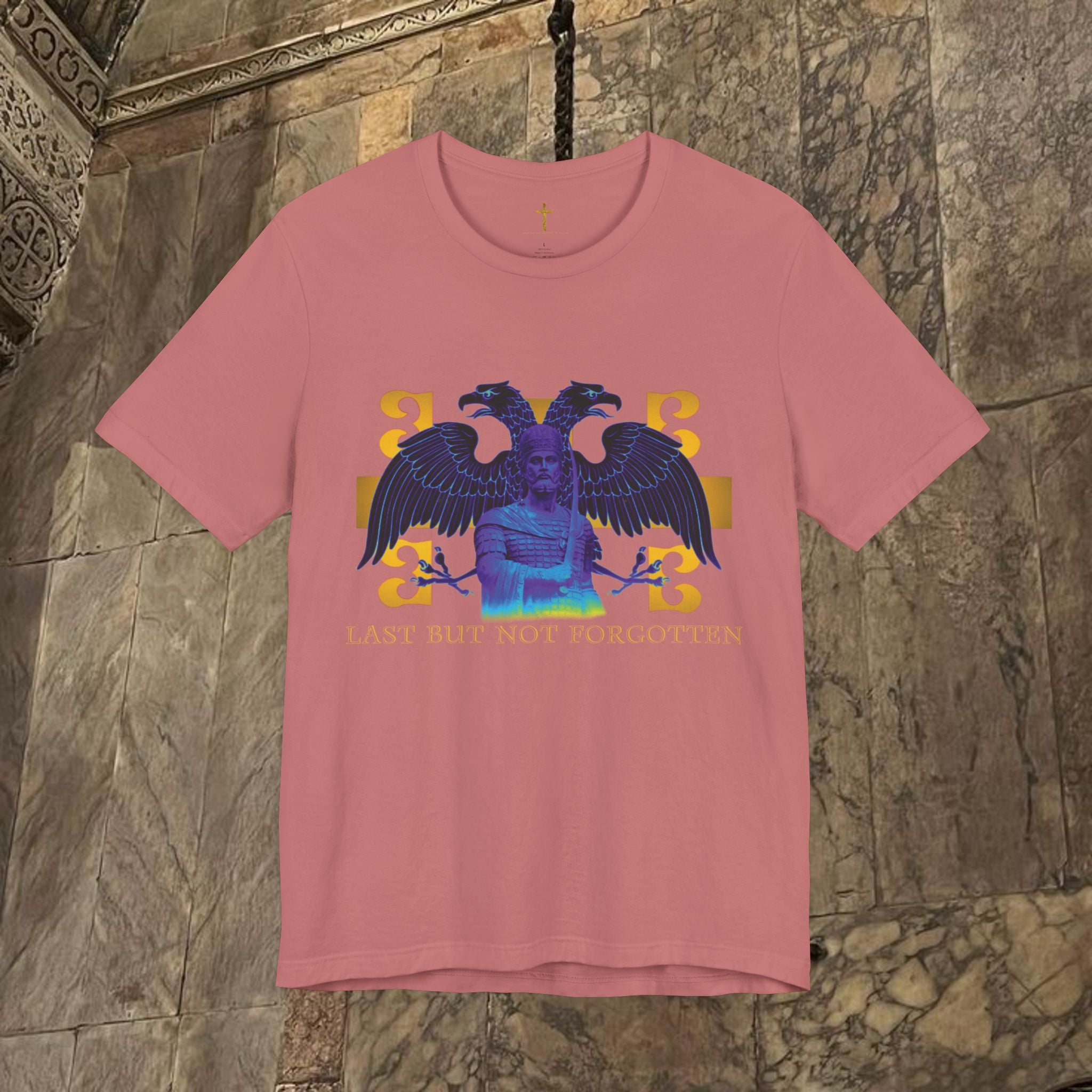 The Last Great Emperor Byzantine Inspired Cotton Graphic T-shirt Front