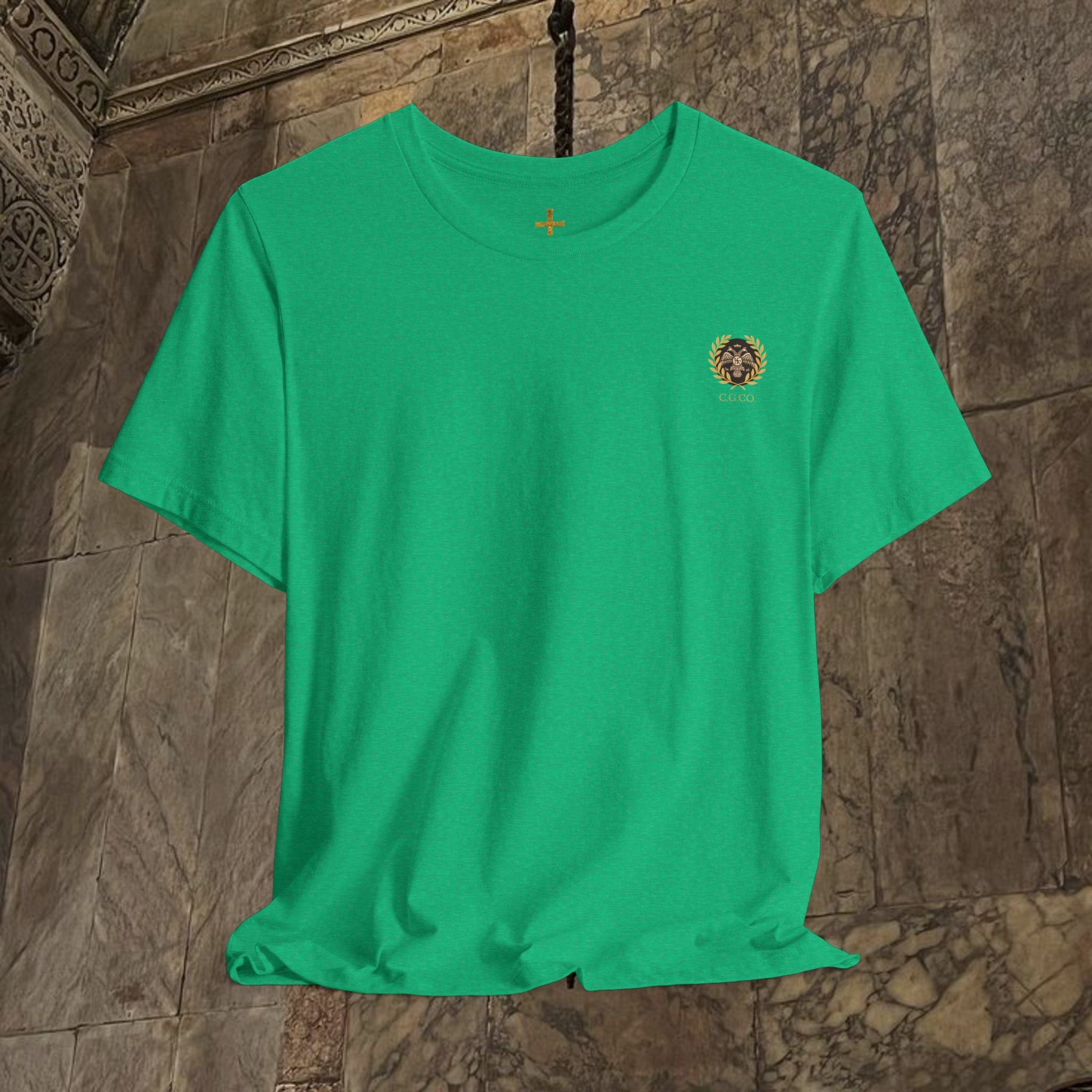 The Kings Fate Byzantine Inspired Cotton Graphic T-shirt Back version