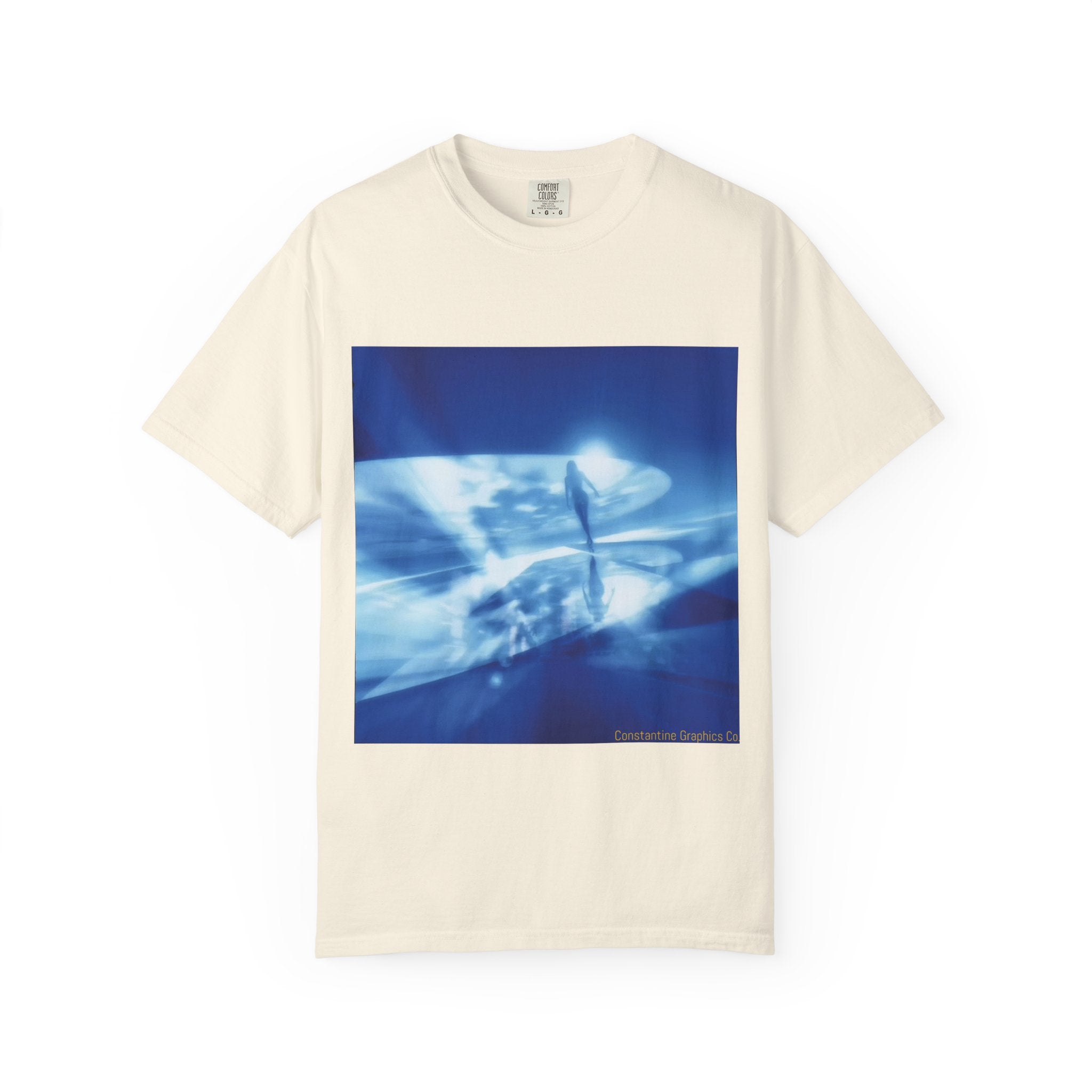 The Blue Portal Cyber Y2K Graphic T-Shirt