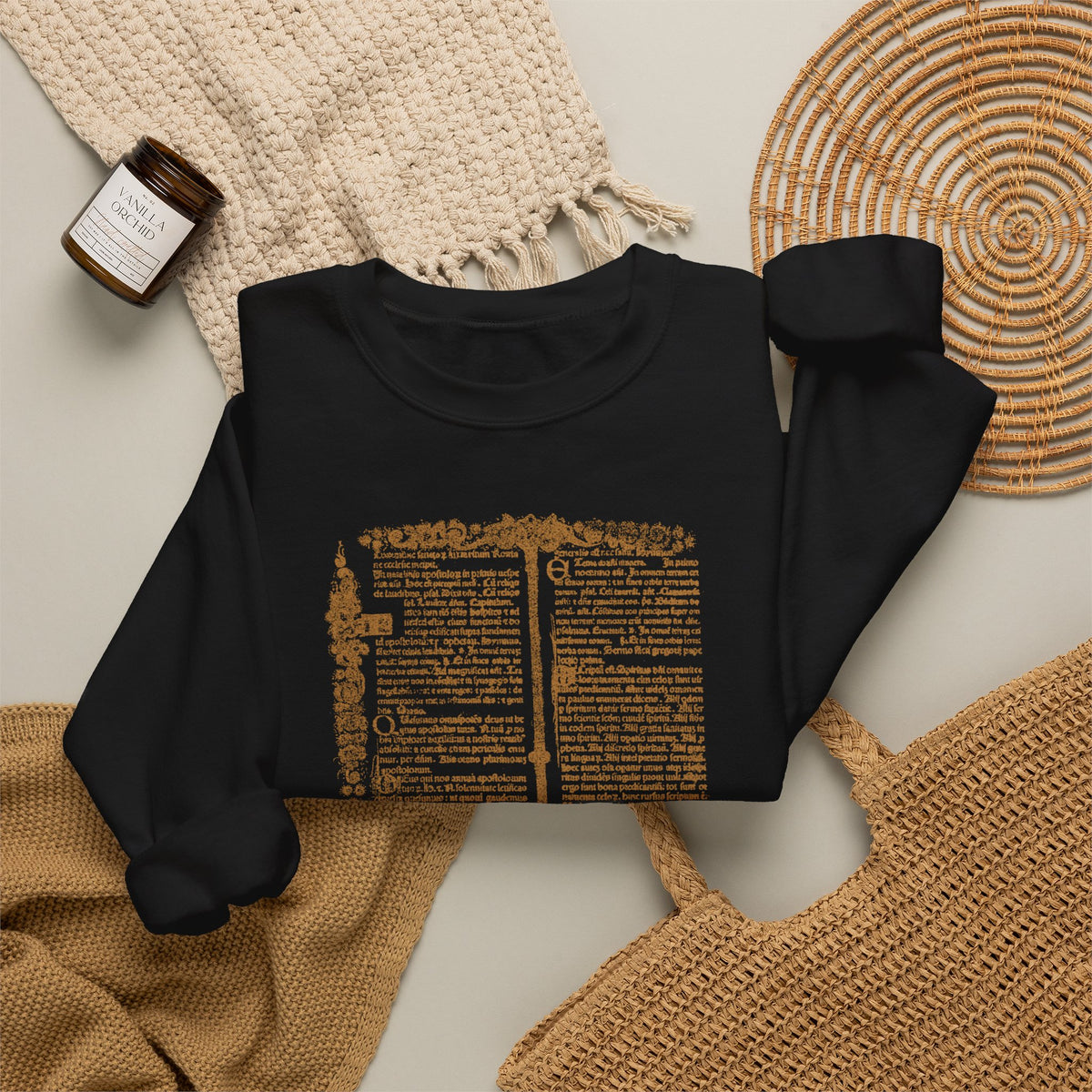 The Circle of Life Medieval Fantasy Inspired Graphic Sweatshirt
