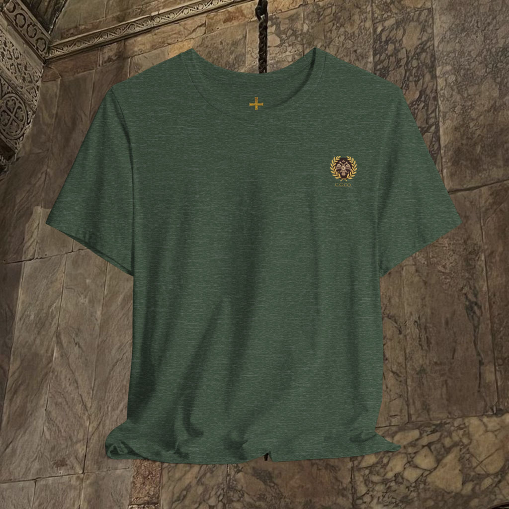 The Last Great Emperor Byzantine Inspired Cotton Graphic T-shirt Back Version