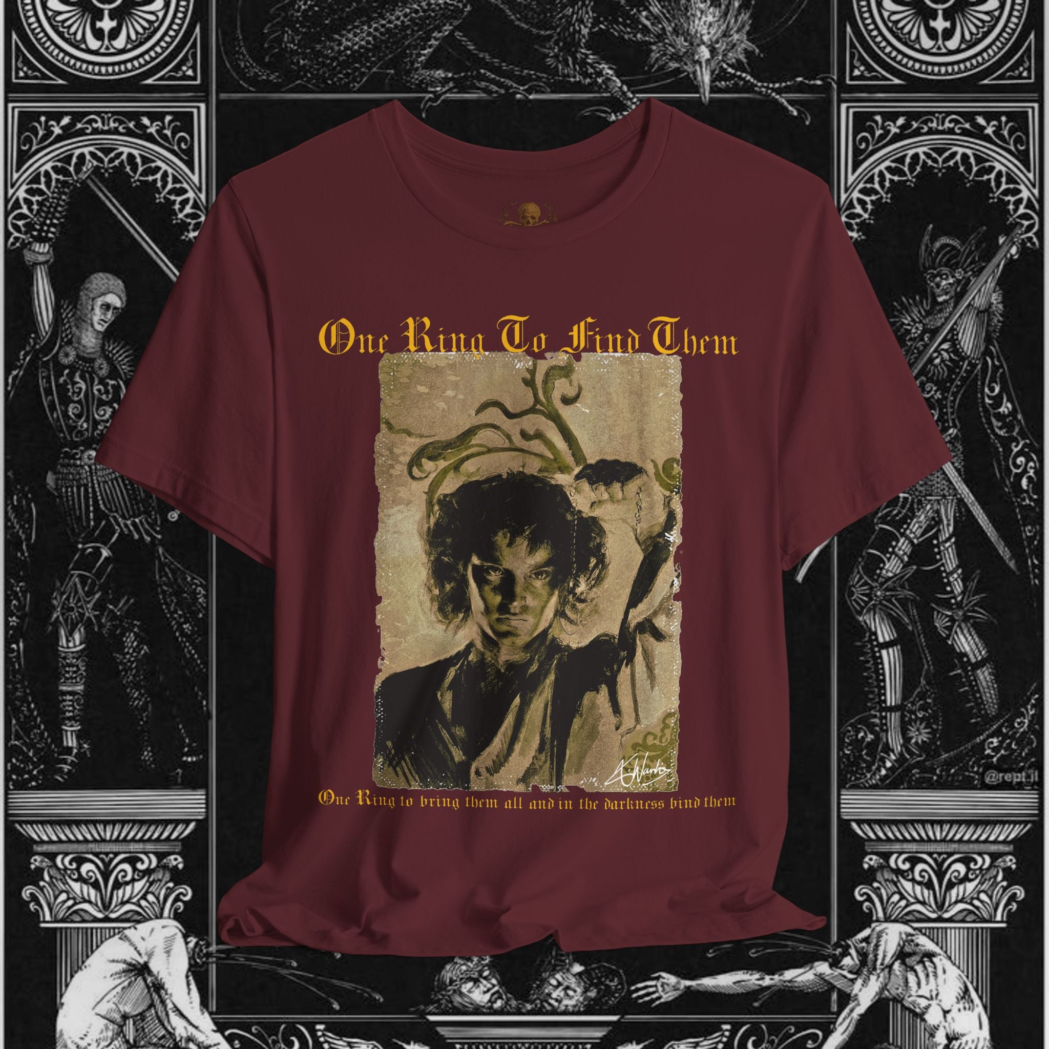 The Last Temptation Medieval Fantasy Graphic Shirt