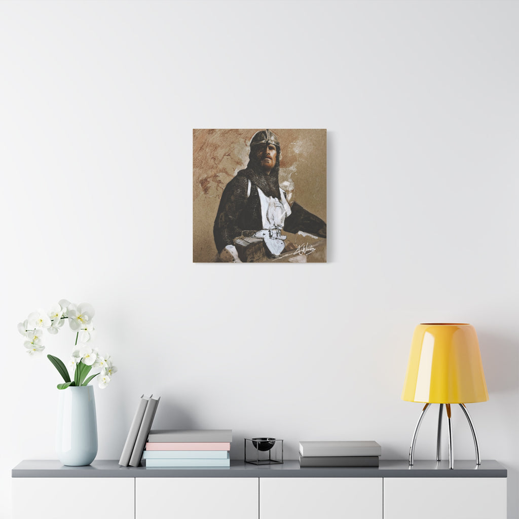 The Knight's Rest Medieval Fantasy Canvas