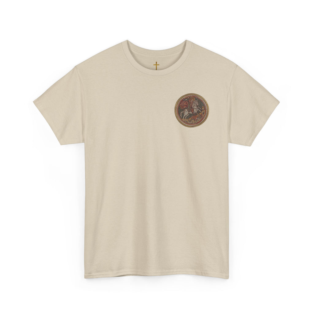 George the Dragon Slayer Graphic T-Shirt, Heavy Cotton Tee.