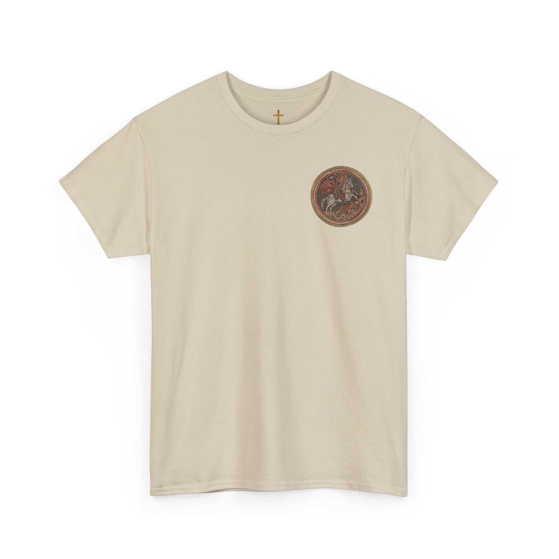 George the Dragon Slayer Graphic T-Shirt, Heavy Cotton Tee.