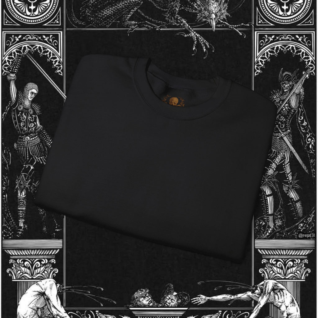 The Circle of Life Medieval Fantasy Inspired Graphic Sweatshirt