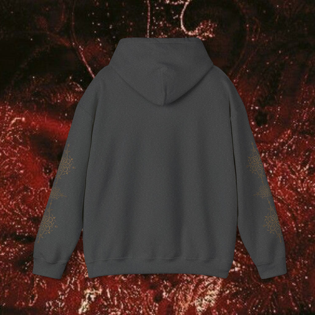 Warrior's Mythos Hooded Sweatshirt, Cozy Classically-Inspired Hoodie