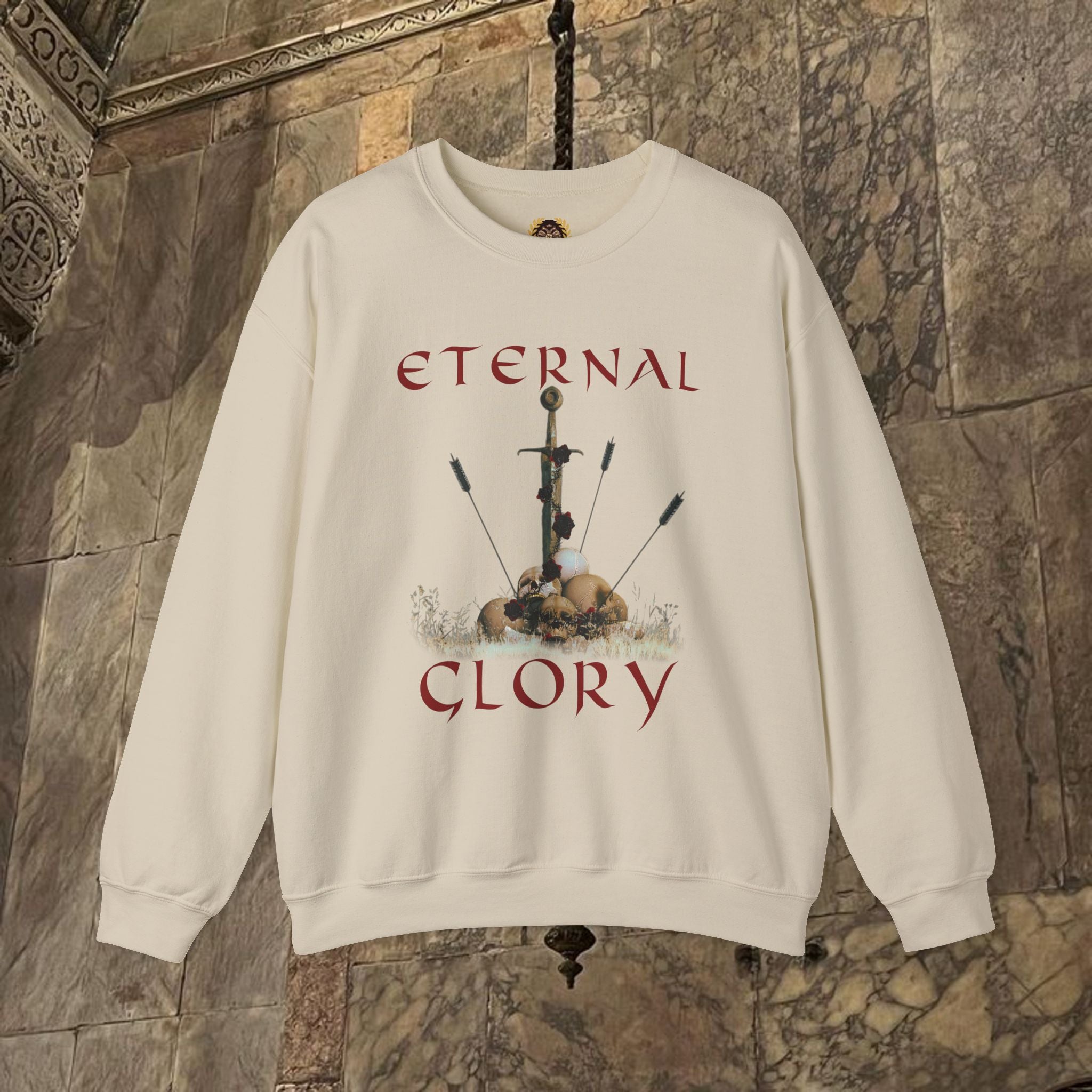 Eternal Glory of the Last Battle Crewneck Graphic Sweatshirt