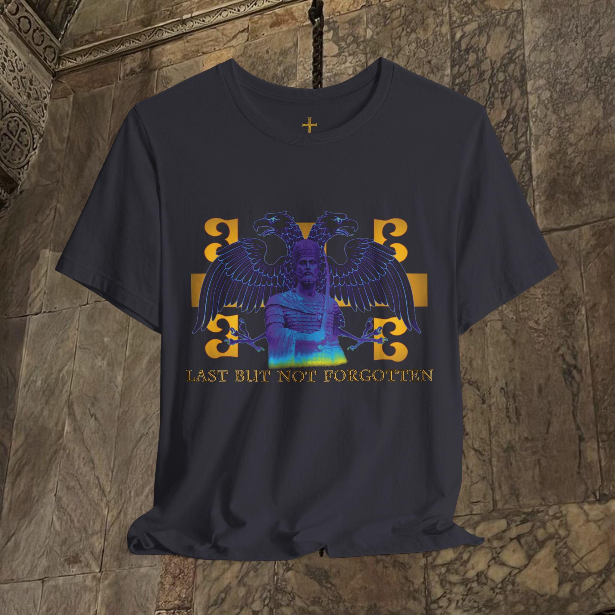 The Last Great Emperor Byzantine Inspired Cotton Graphic T-shirt Front