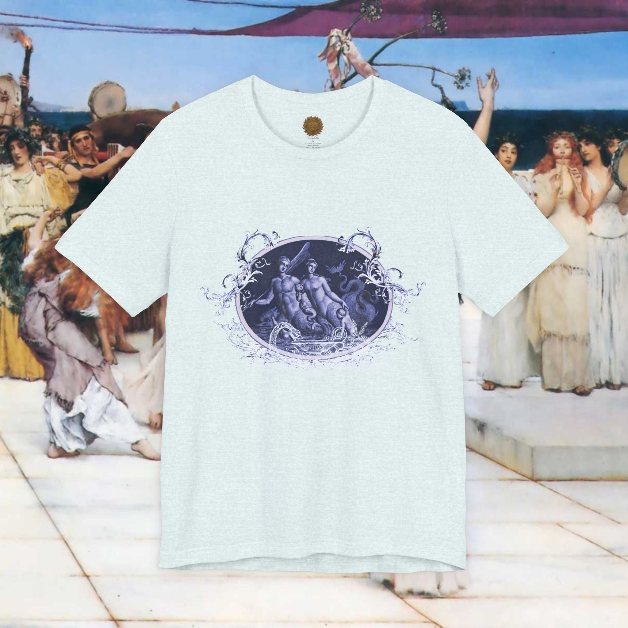 Dagon Graphic T-Shirt – Ancient Fish God of Mesopotamian Mythology | Classical History Gift