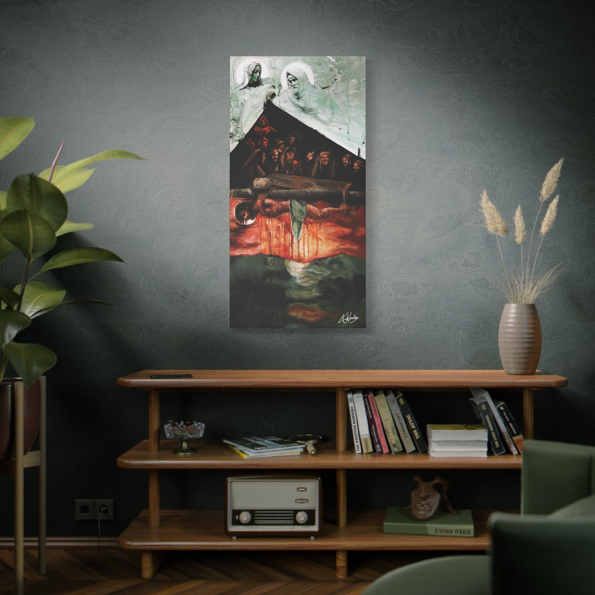 Divine Justice Medieval Fantasy Canvas