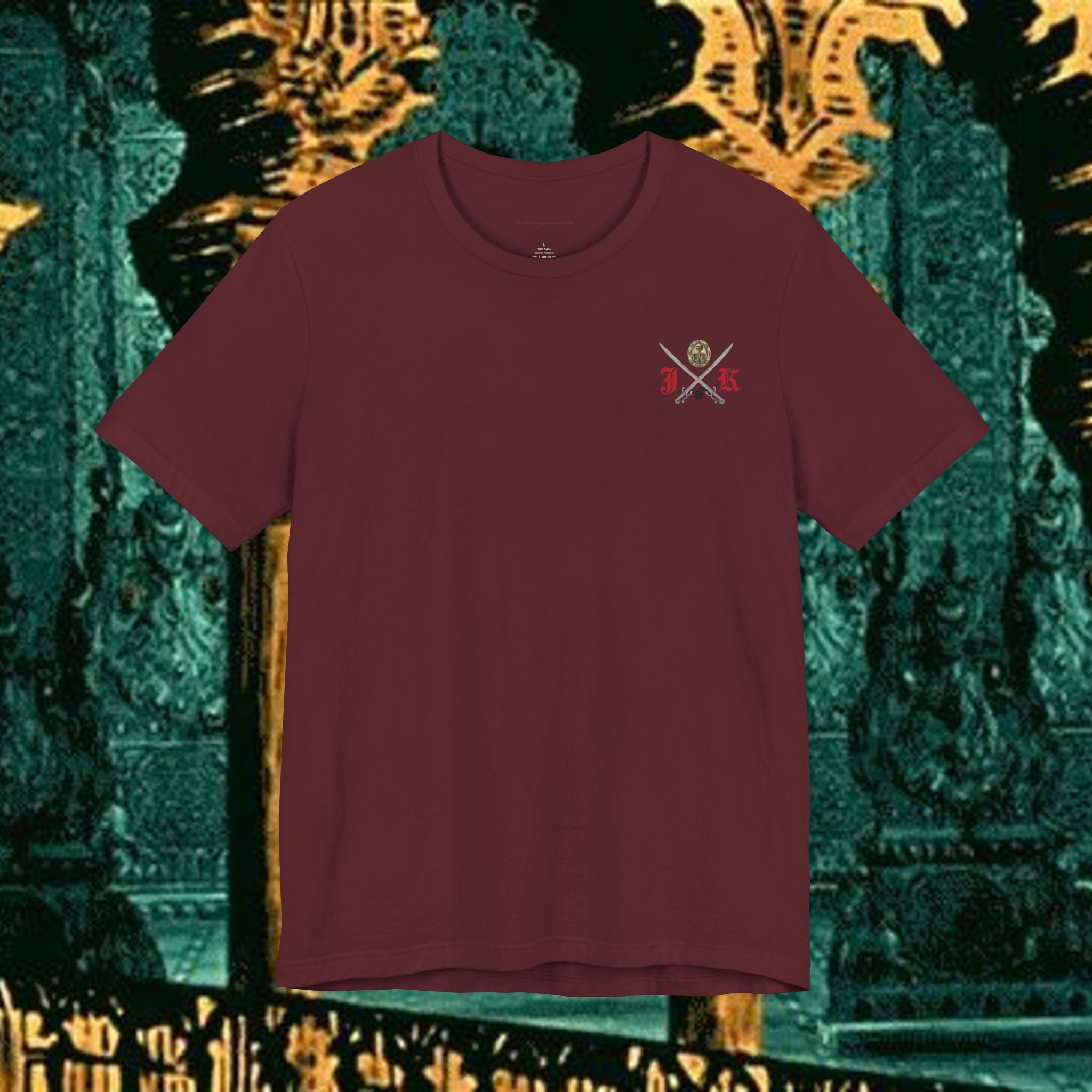 Mythic Vitalism, Sanguis Christianus Vetus Exploration and Adventure Inspired Graphic T Shirt Back Version