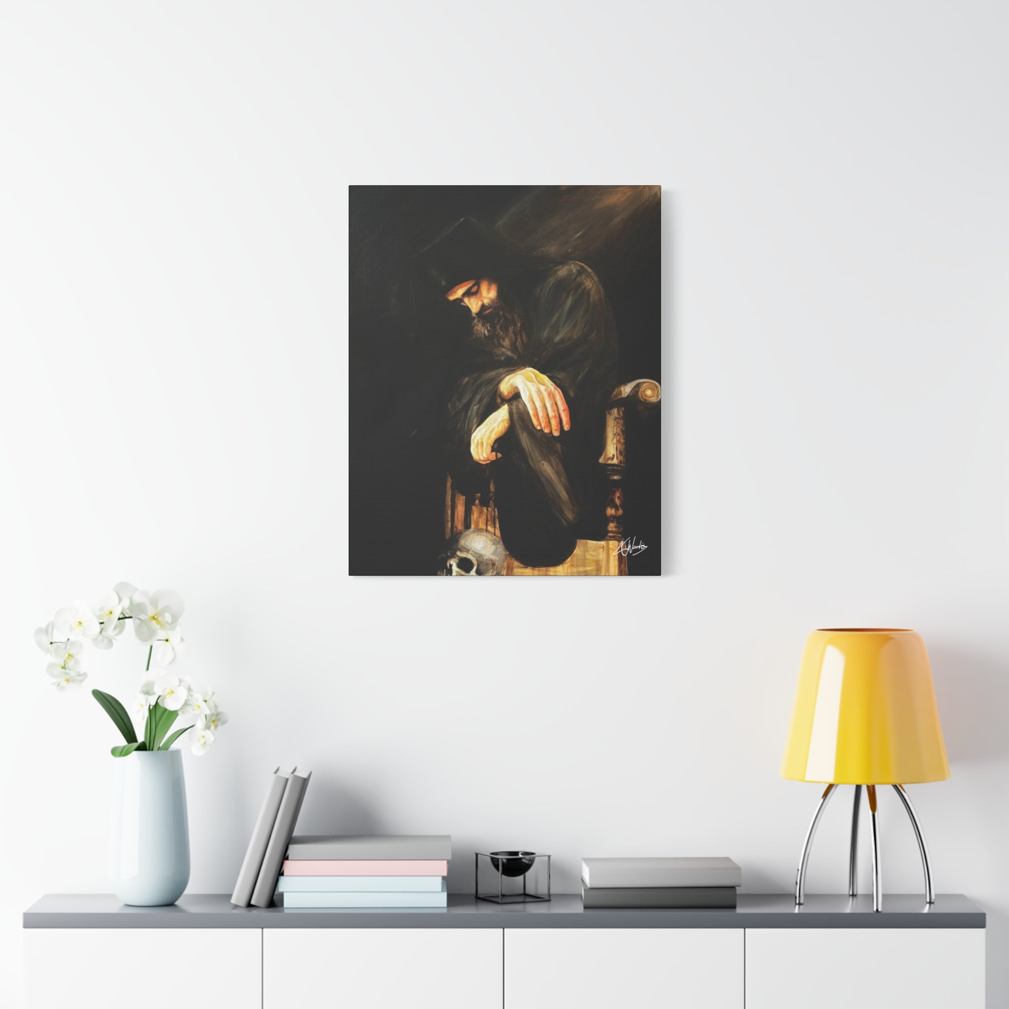 Man's Memento Medieval Fantasy Canvas