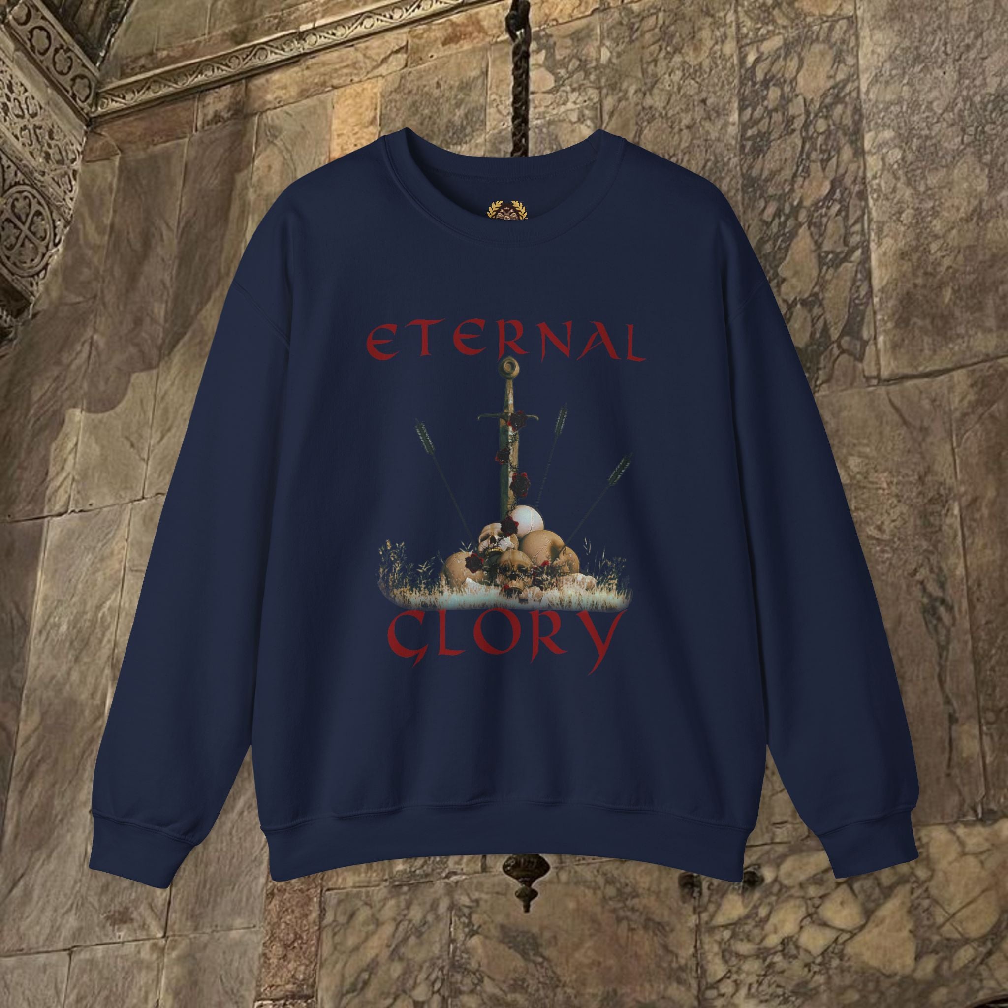 Eternal Glory of the Last Battle Crewneck Graphic Sweatshirt