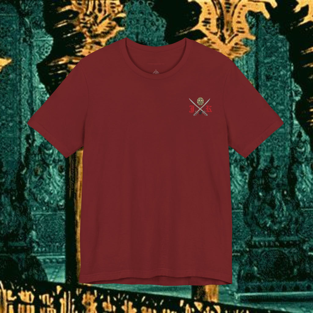 Mythic Vitalism, Sanguis Christianus Vetus Exploration and Adventure Inspired Graphic T Shirt Back Version