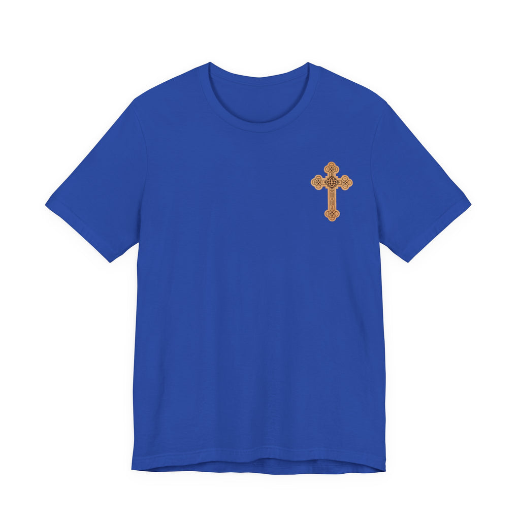 St George the Dragon Slayer Cotton Graphic T-Shirt Orthodox Christian Imagery