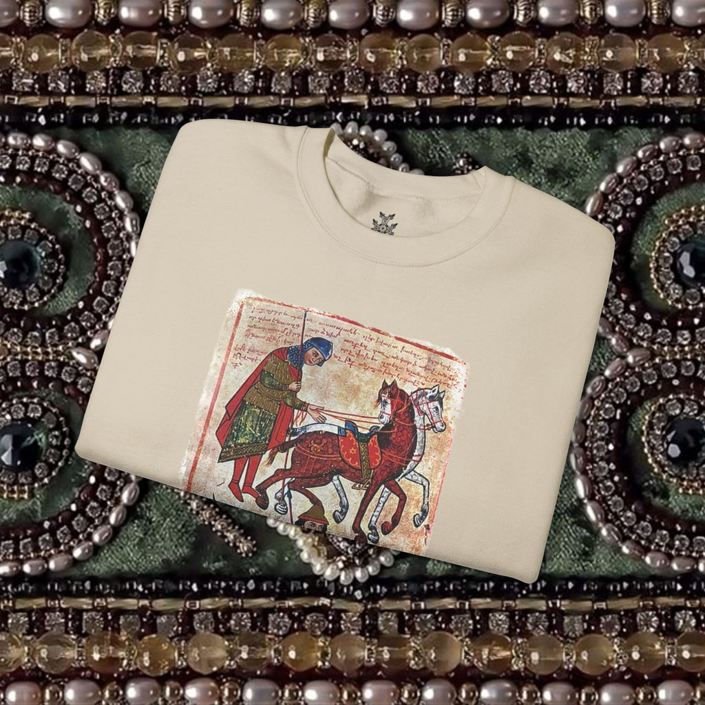 Ancient Armenian Manuscript Graphic Sweatshirt Design