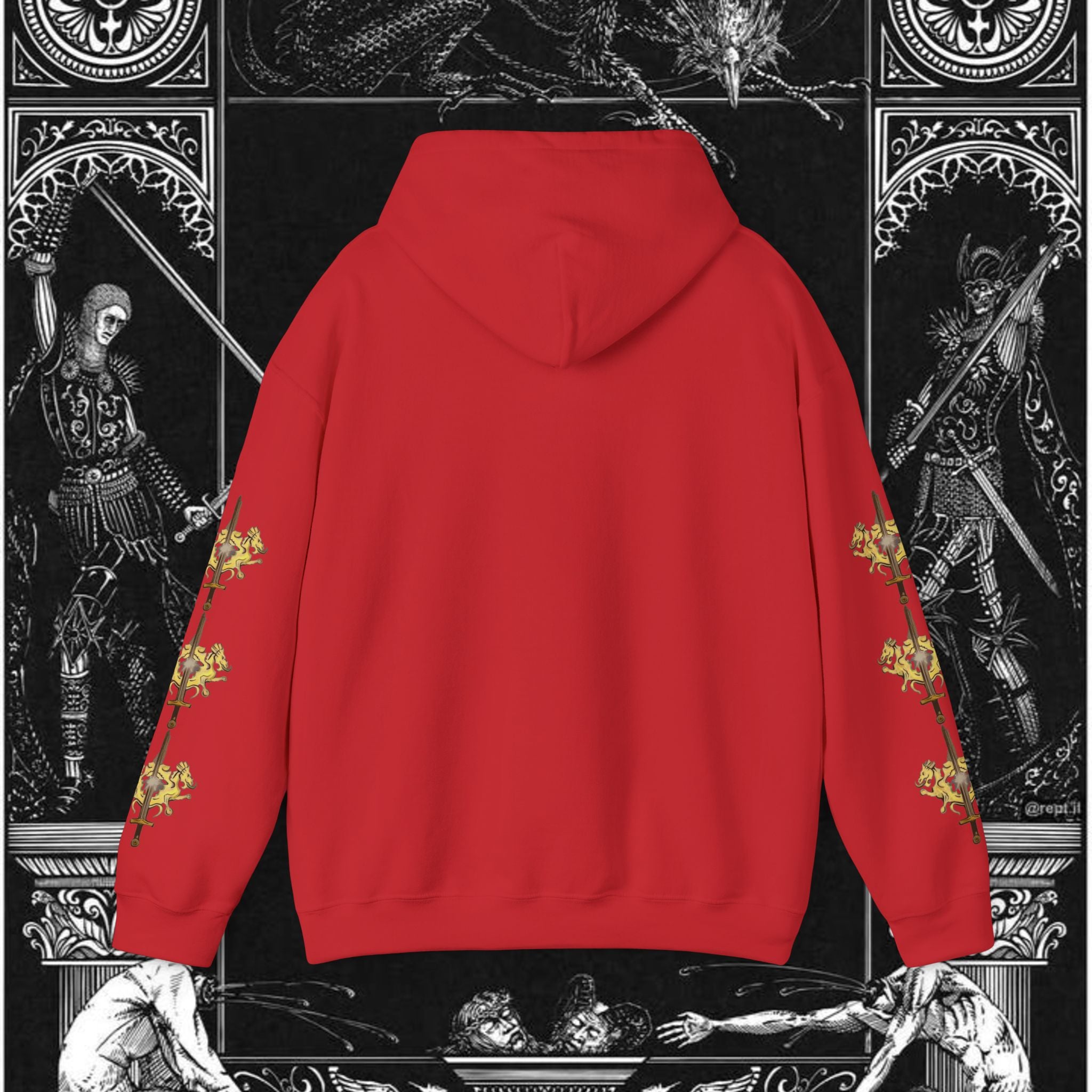 The King's Destiny Medieval Fantasy Graphic Hoodie