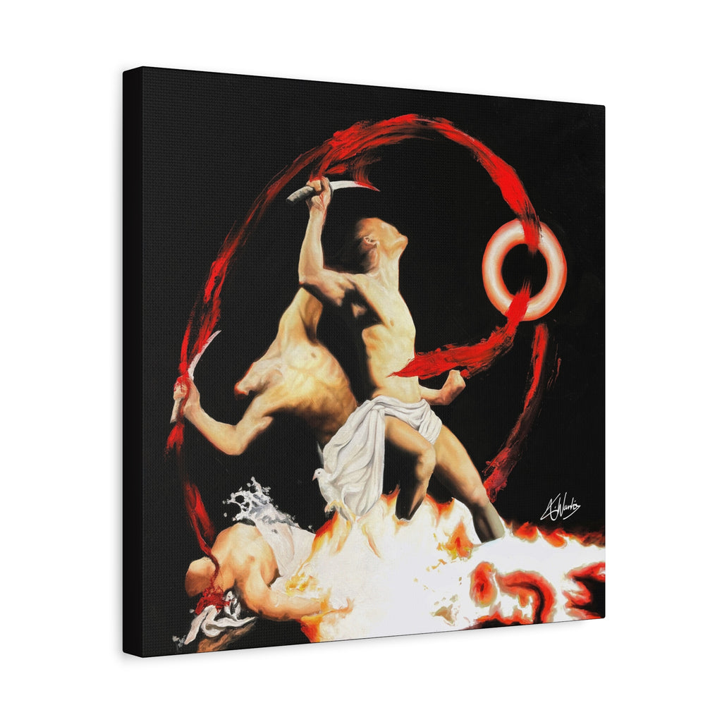 The Samurai's Vengeance Medieval Fantasy Canvas