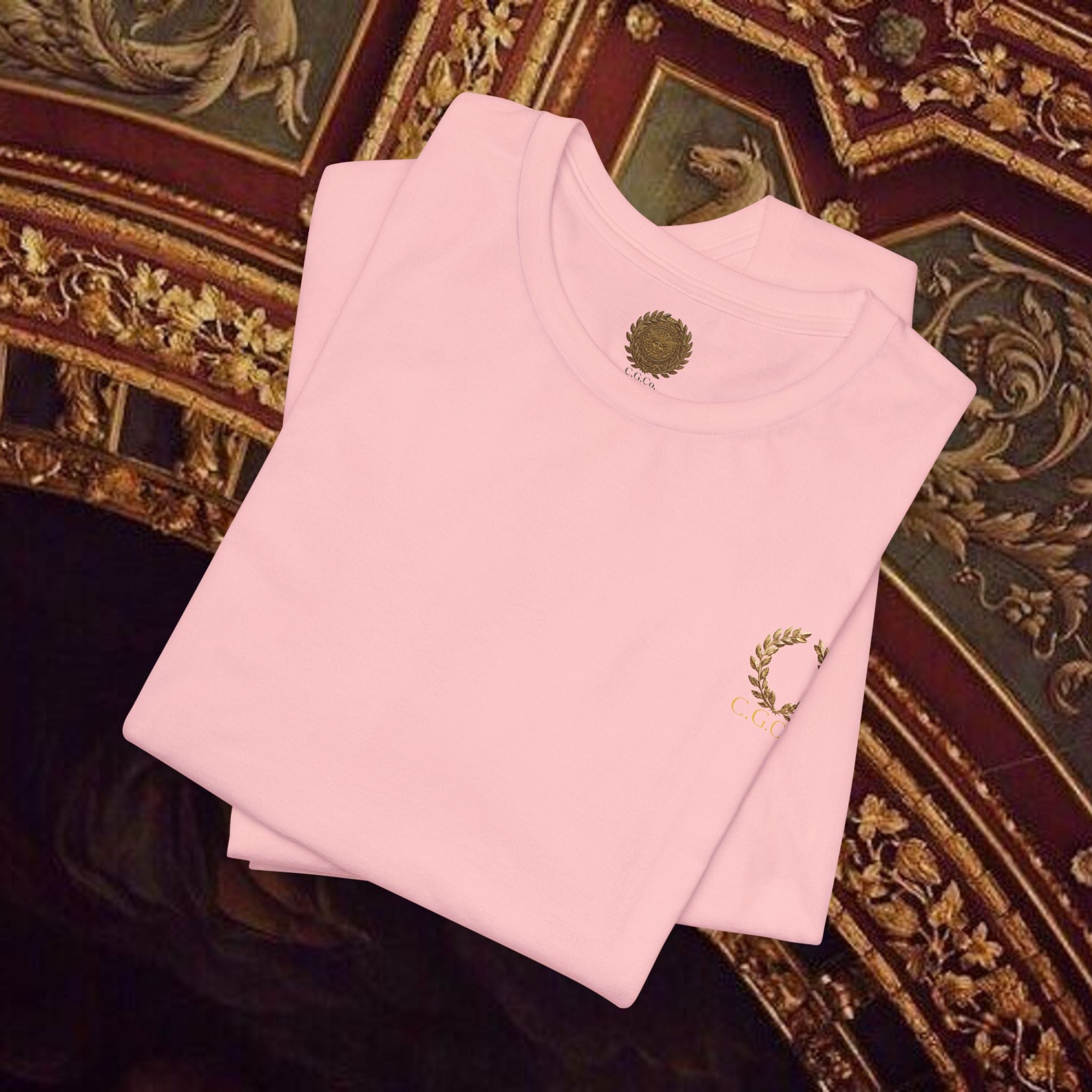 The Goddess's Protection Classically-Inspired Cotton Graphic T Shirt Back Version