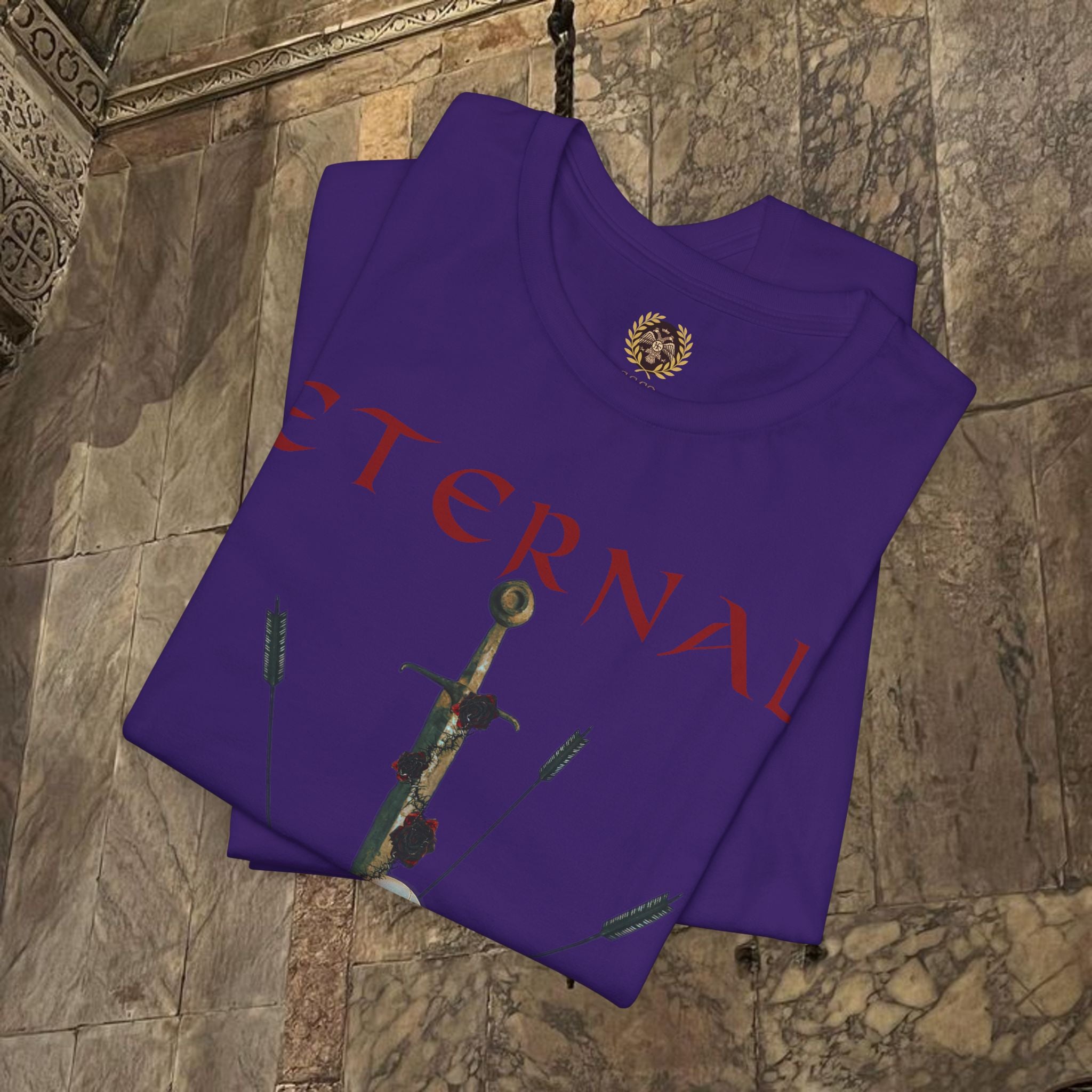 Eternal Glory of the Last Battle Cotton Graphic T-Shirt