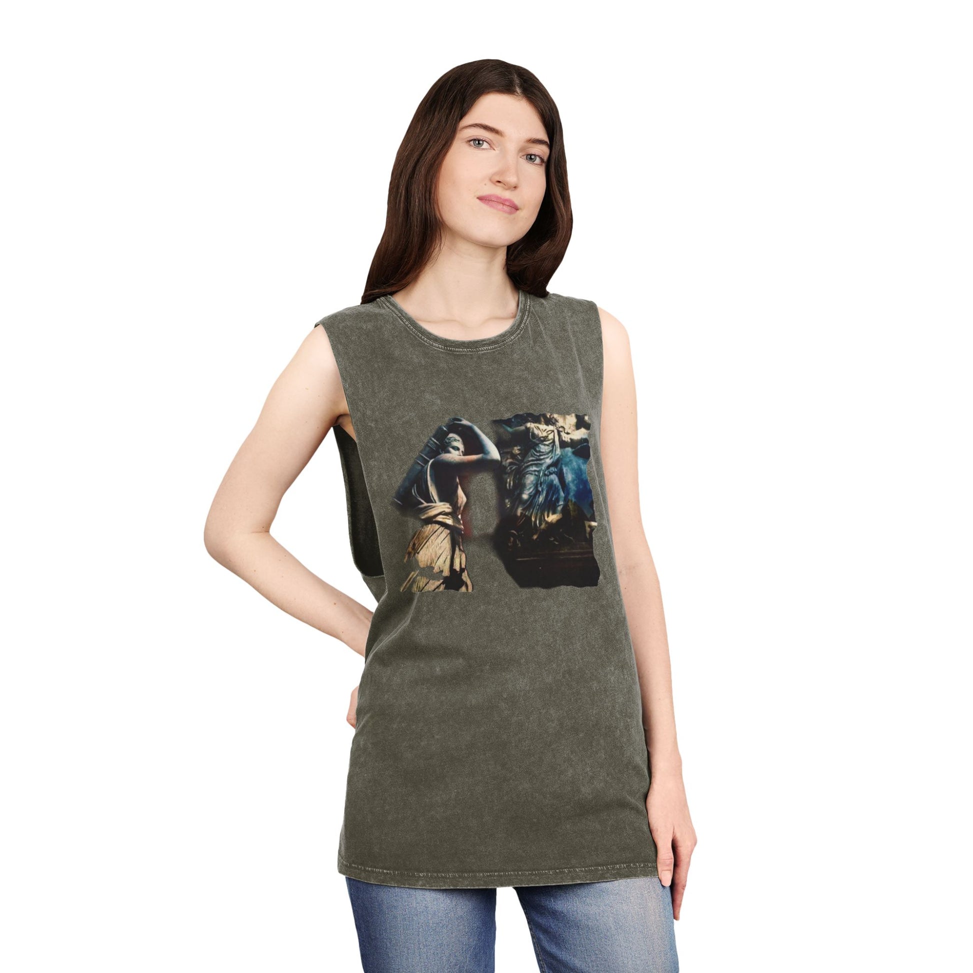 Artimus Fury Stonewash Tank Top, Graphic Top