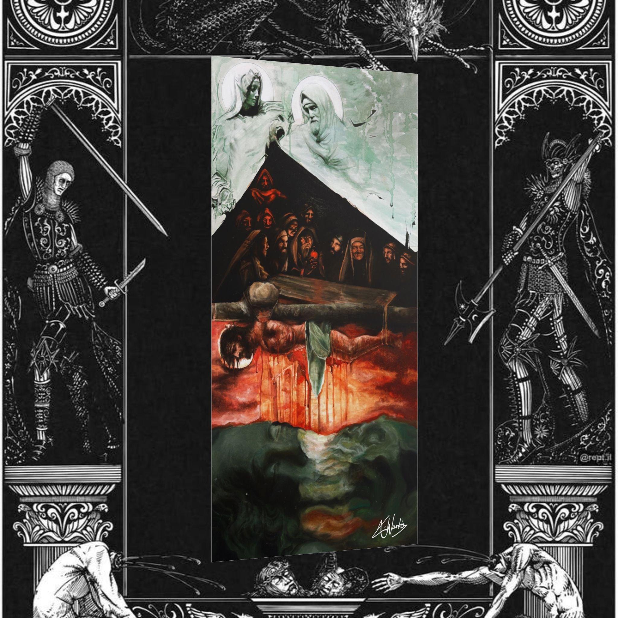 Divine Justice Medieval Fantasy Print