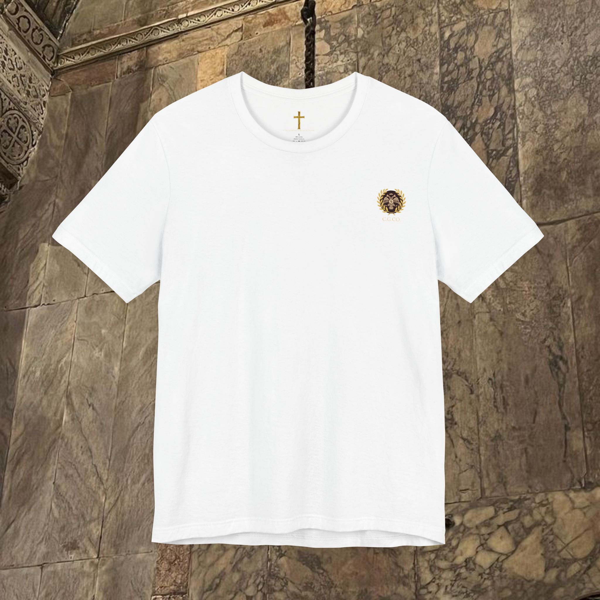 The Kings Fate Byzantine Inspired Cotton Graphic T-shirt Back version