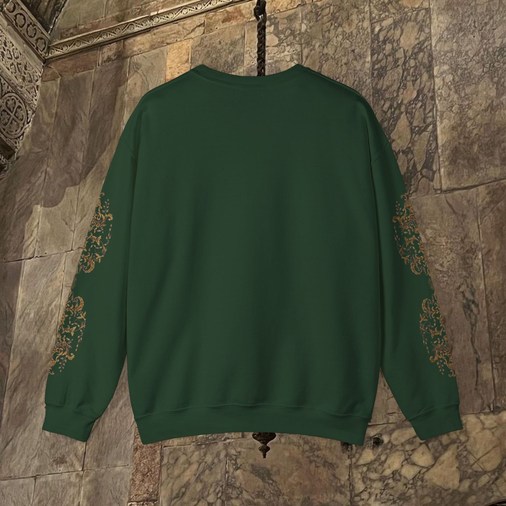 Byzantine Icon Art Sweatshirt -  Mother and Child Design