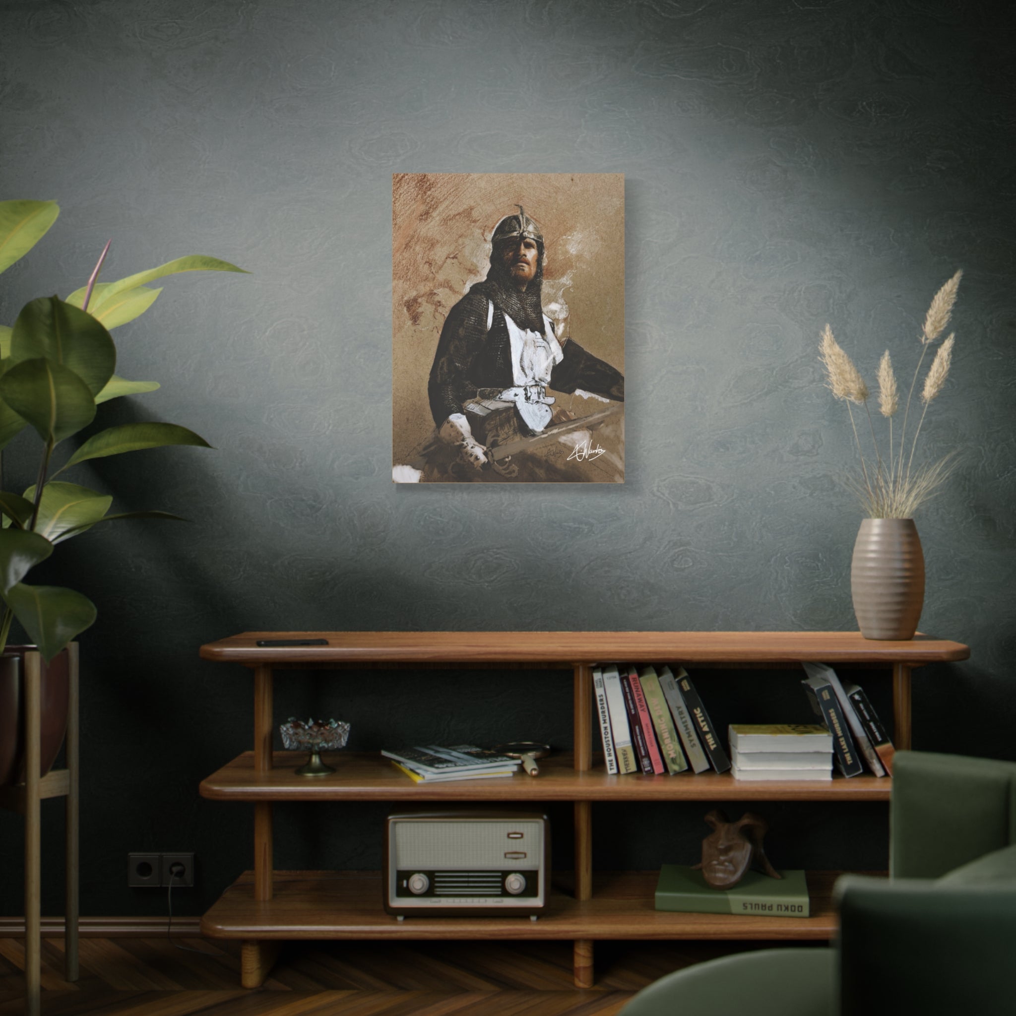 The Knight's Rest Medieval Fantasy Canvas