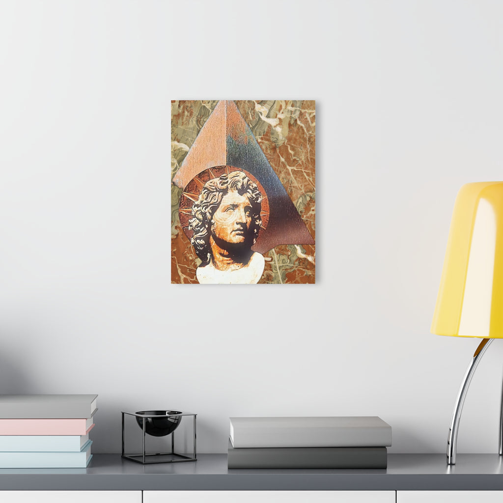 Alexander The Great In Egypt Pyramid Acrylic Print