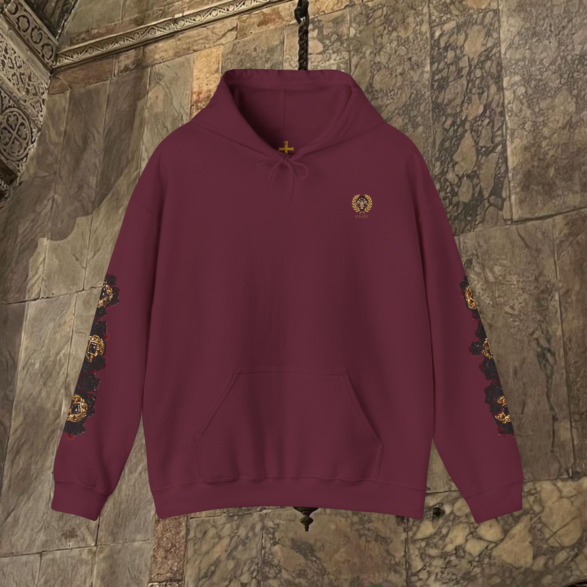 The Kings Fate Byzantine Inspired Graphic Hoodie Back Version