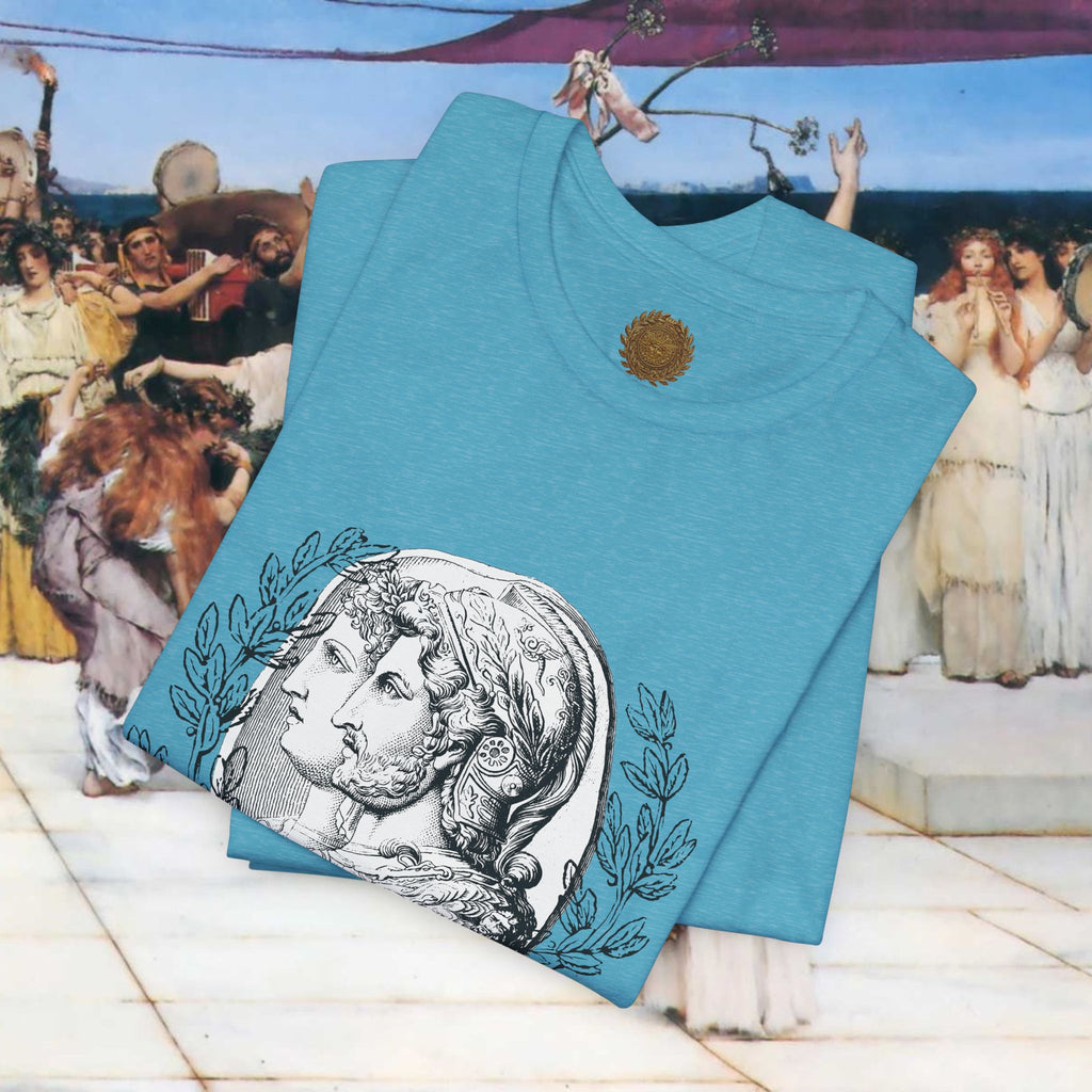 Roman Warrior's Spirit Plumed Helmet Cameo T-Shirt