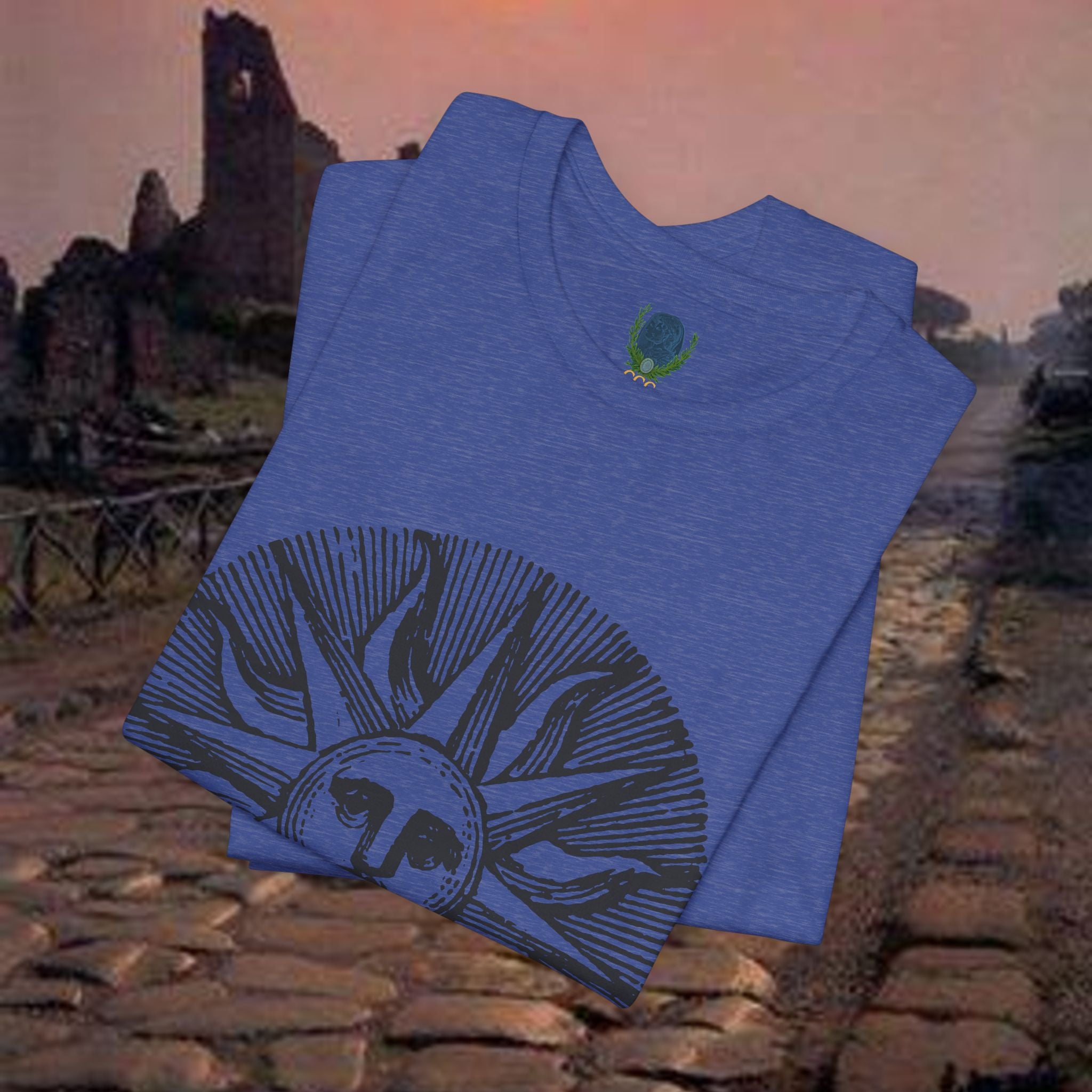 Summer Sun Mediterranean Graphic T-Shirt