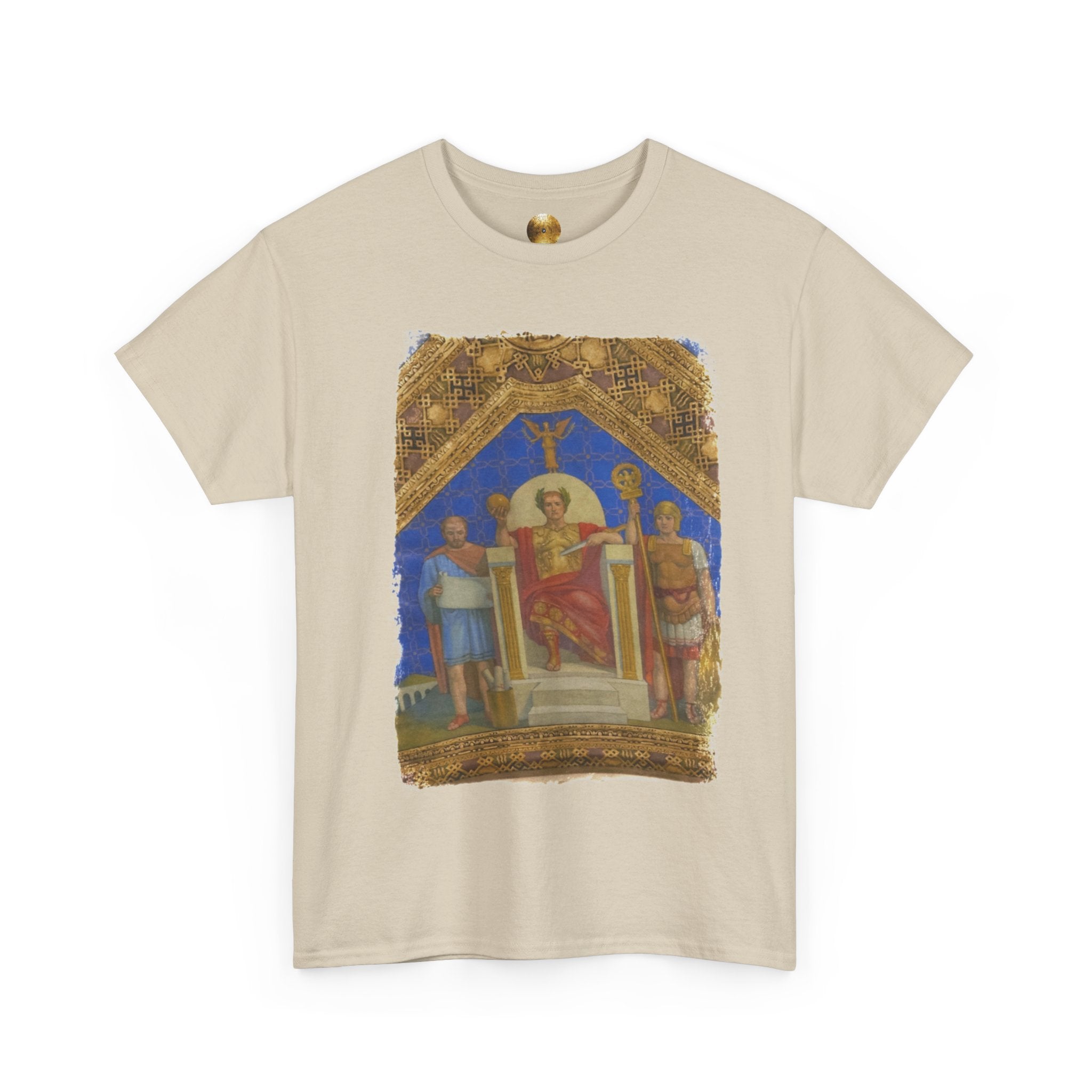 Imperial Throne Art Graphic T-Shirt- Eternal Ruler Design | Constantine Graphics