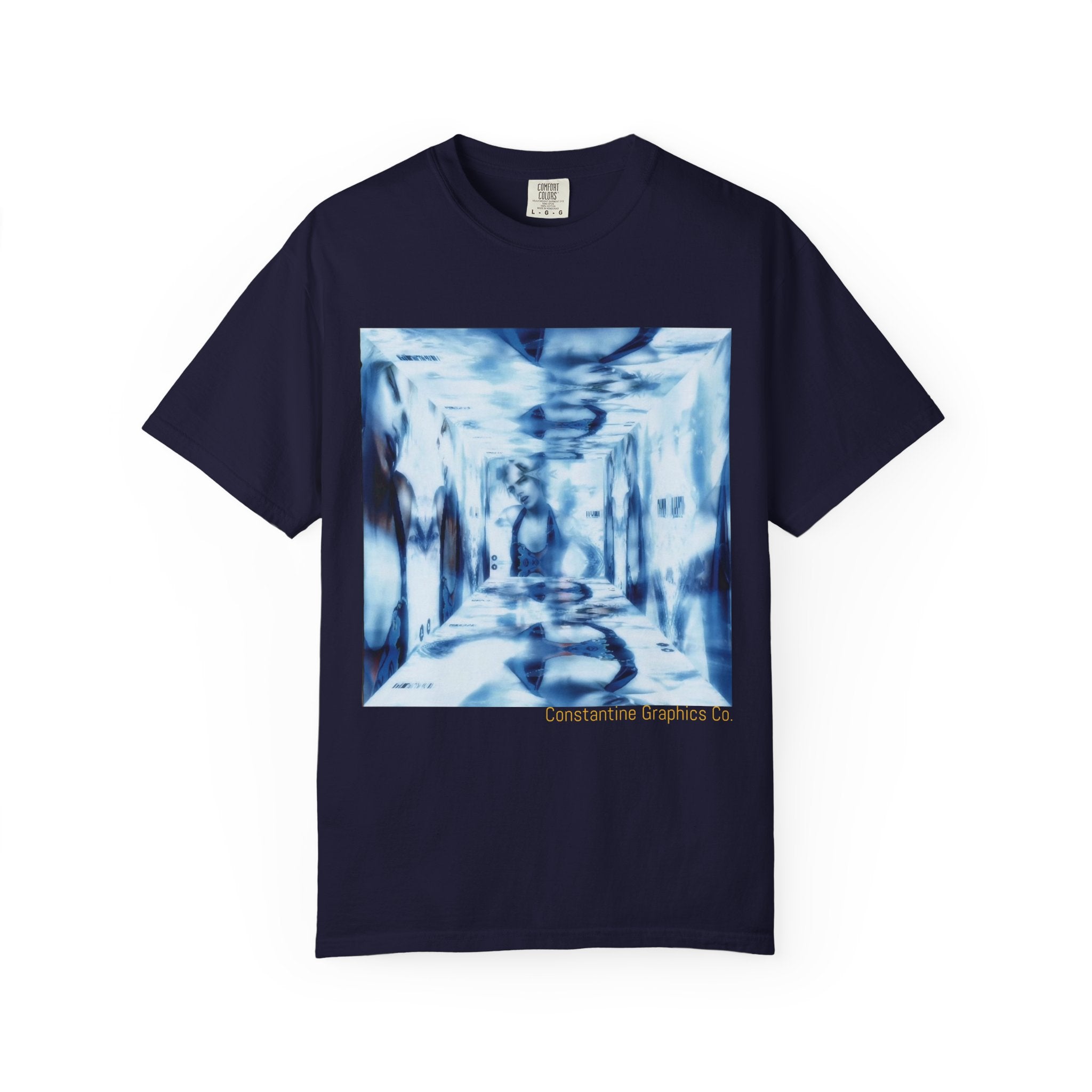 Enter the CyberVerse Y2K Graphic T-Shirt