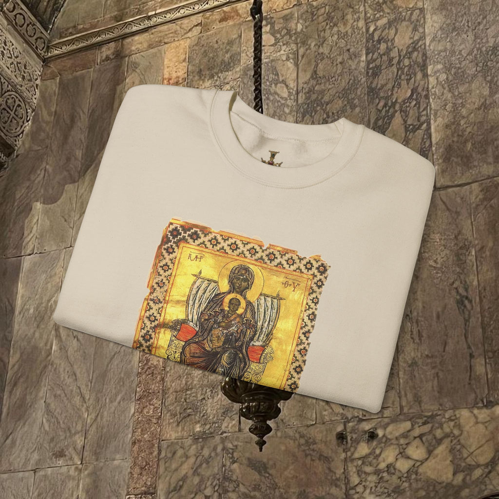 Byzantine Manuscript Art Sweatshirt Ancient design